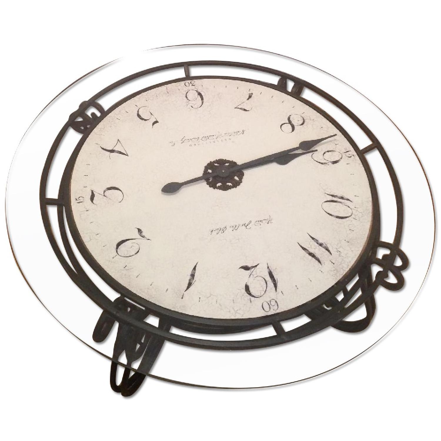 Howard Miller Furniture Clock Table - image-0