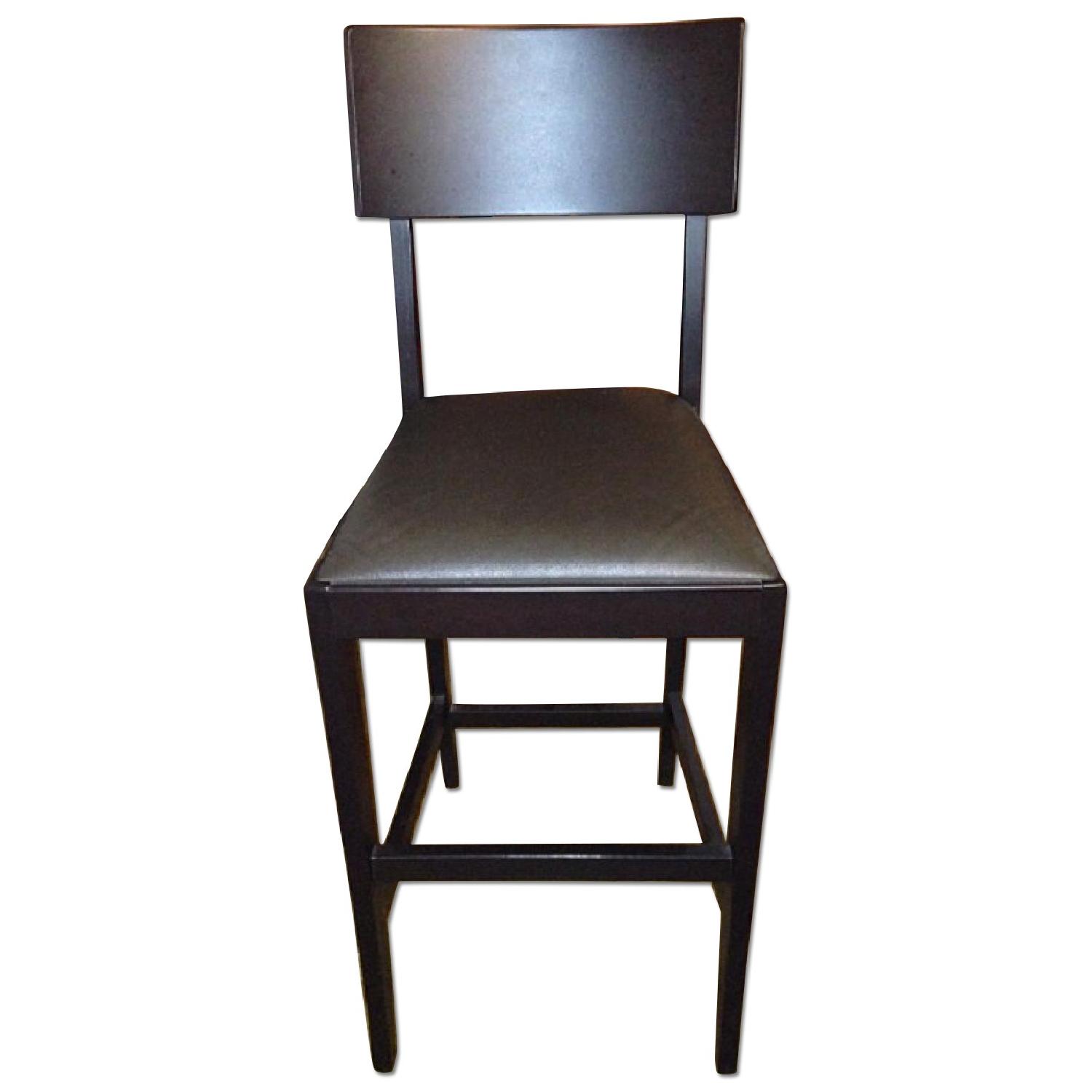 Crate & Barrel Madison High Dining Table w/ 4 BarStools AptDeco