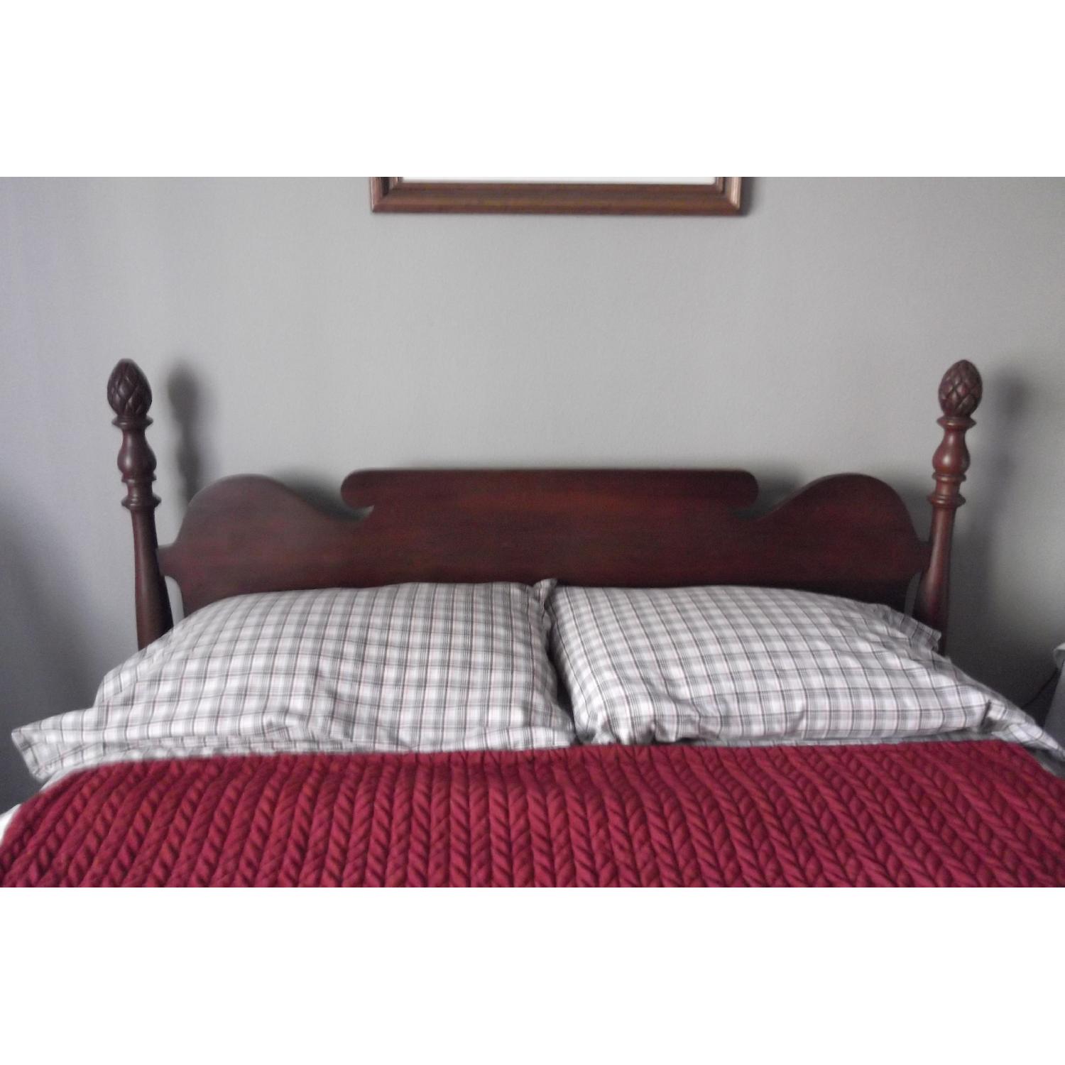 Vintage 1940's 4-Post Bed Frame - image-2