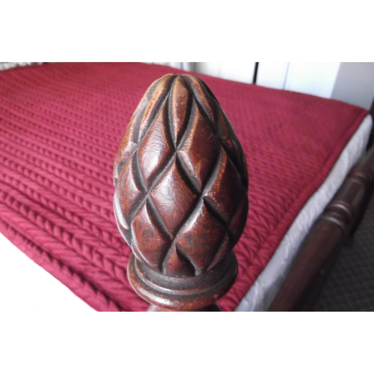 Vintage 1940's 4-Post Bed Frame - image-4