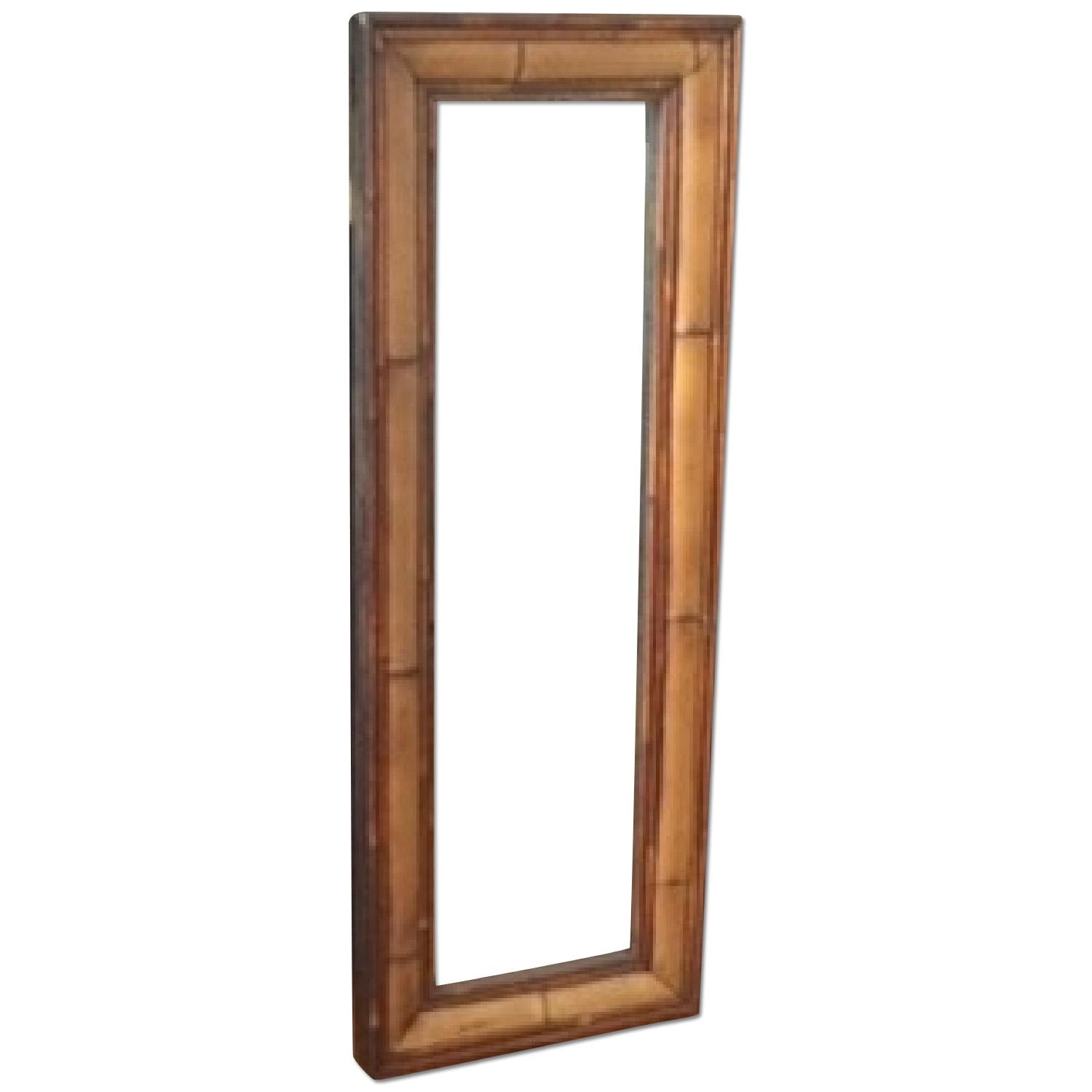Pier 1 Imports Full Length Bamboo Mirror - image-0