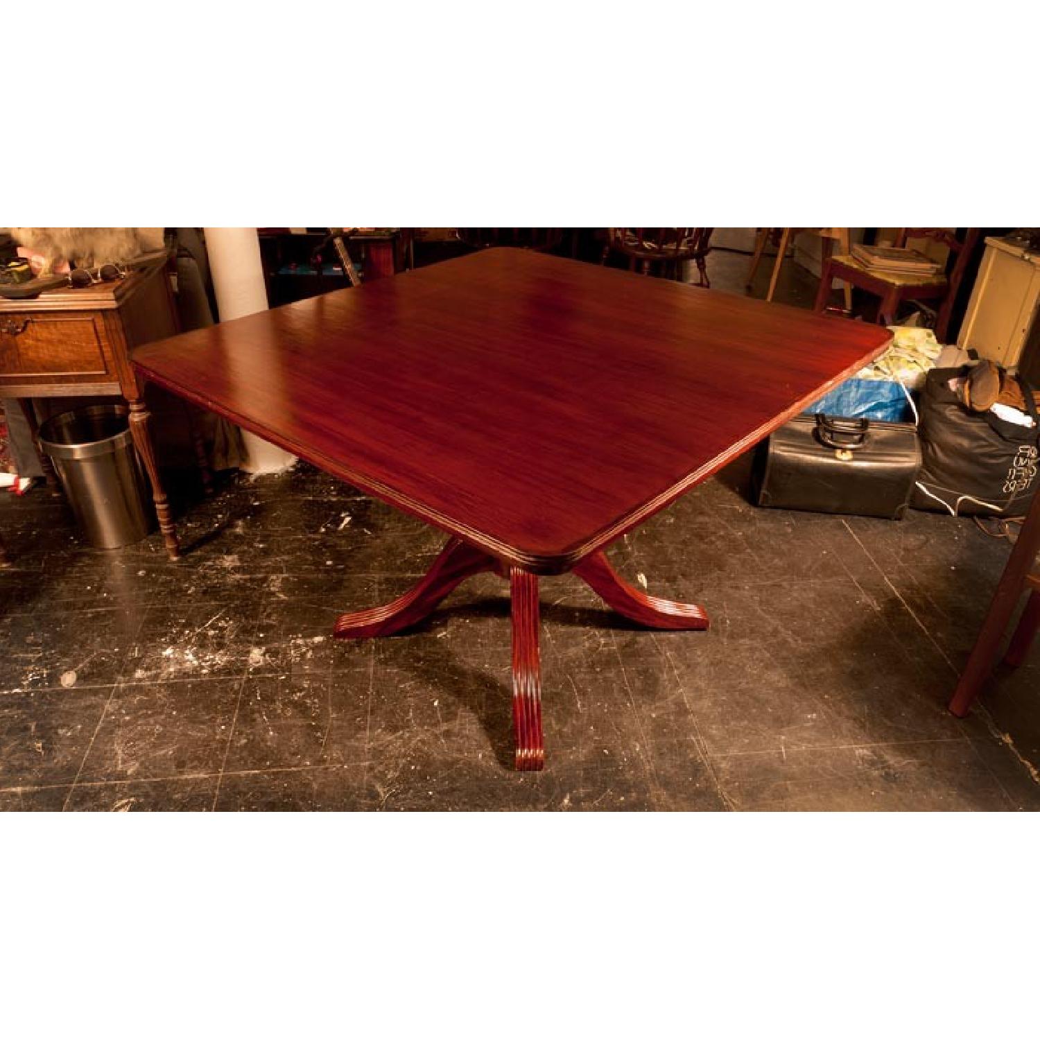 Antique Art Deco Mahogany Dining Table AptDeco