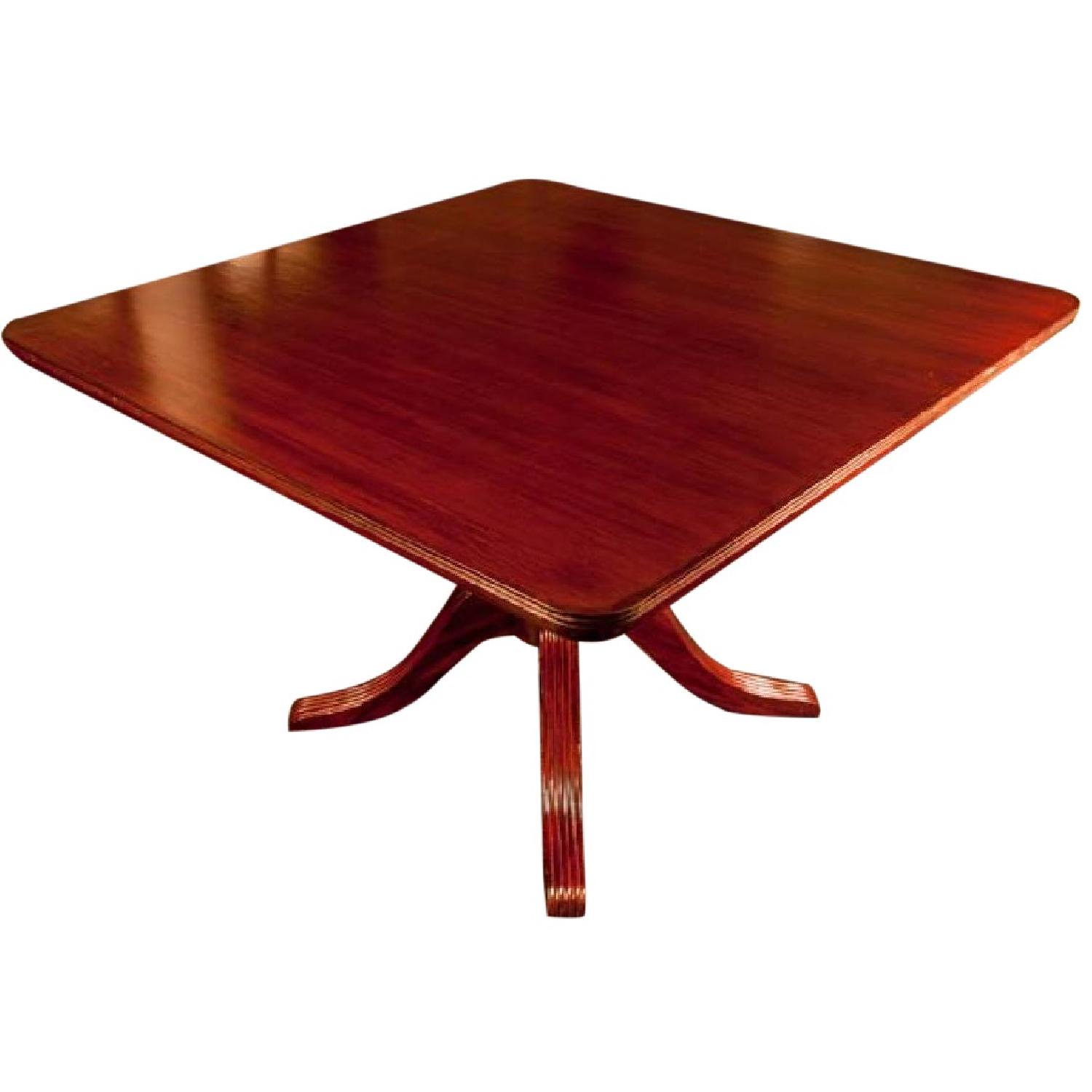Antique Art Deco Mahogany Dining Table AptDeco