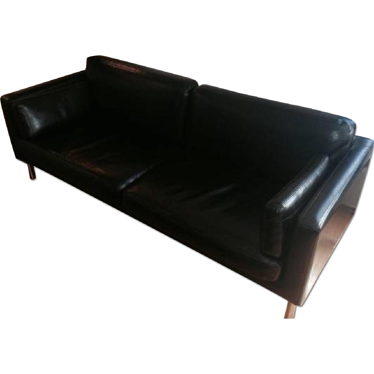 Ikea Faux Leather Couch AptDeco