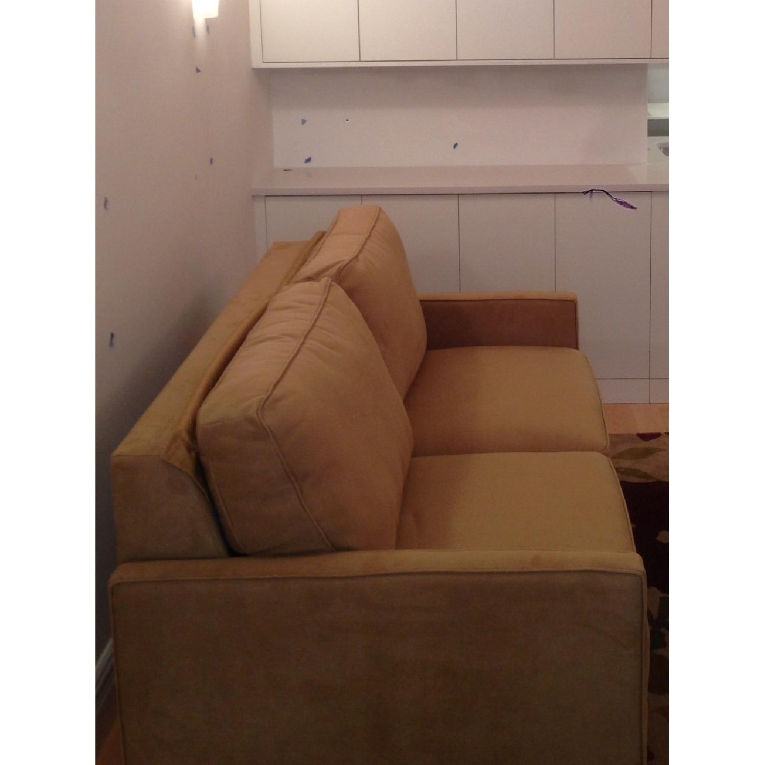 American Leather Comfort Sleeper w/ Matching Ottoman - image-1