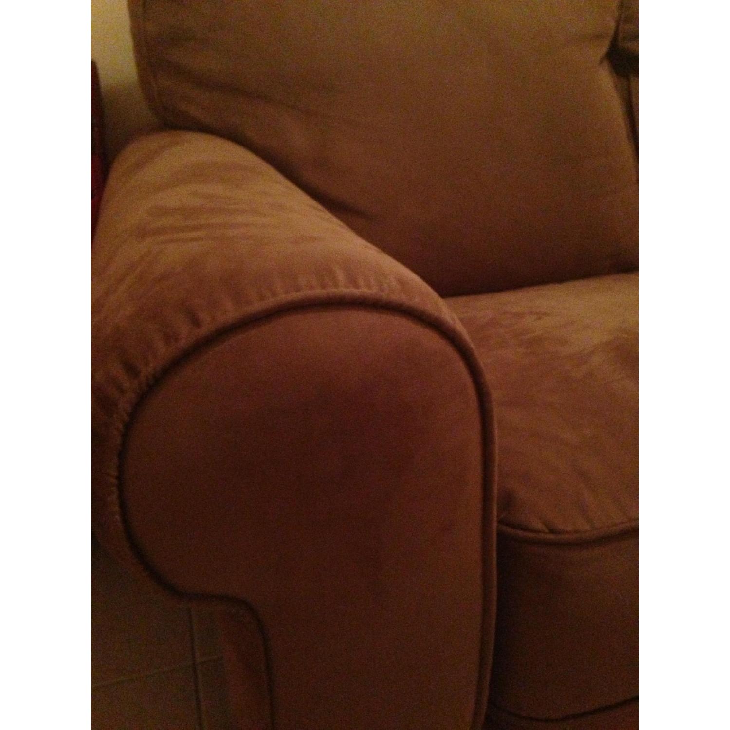 Brown/Tan Sofa/Bed - image-2