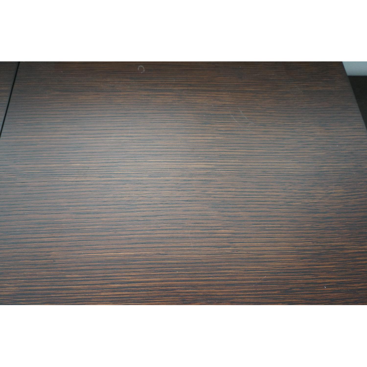 Modern Wood 3 Drawer Dresser Vanity Combo w/ Mirror & Hidden Jewelry Case - image-8