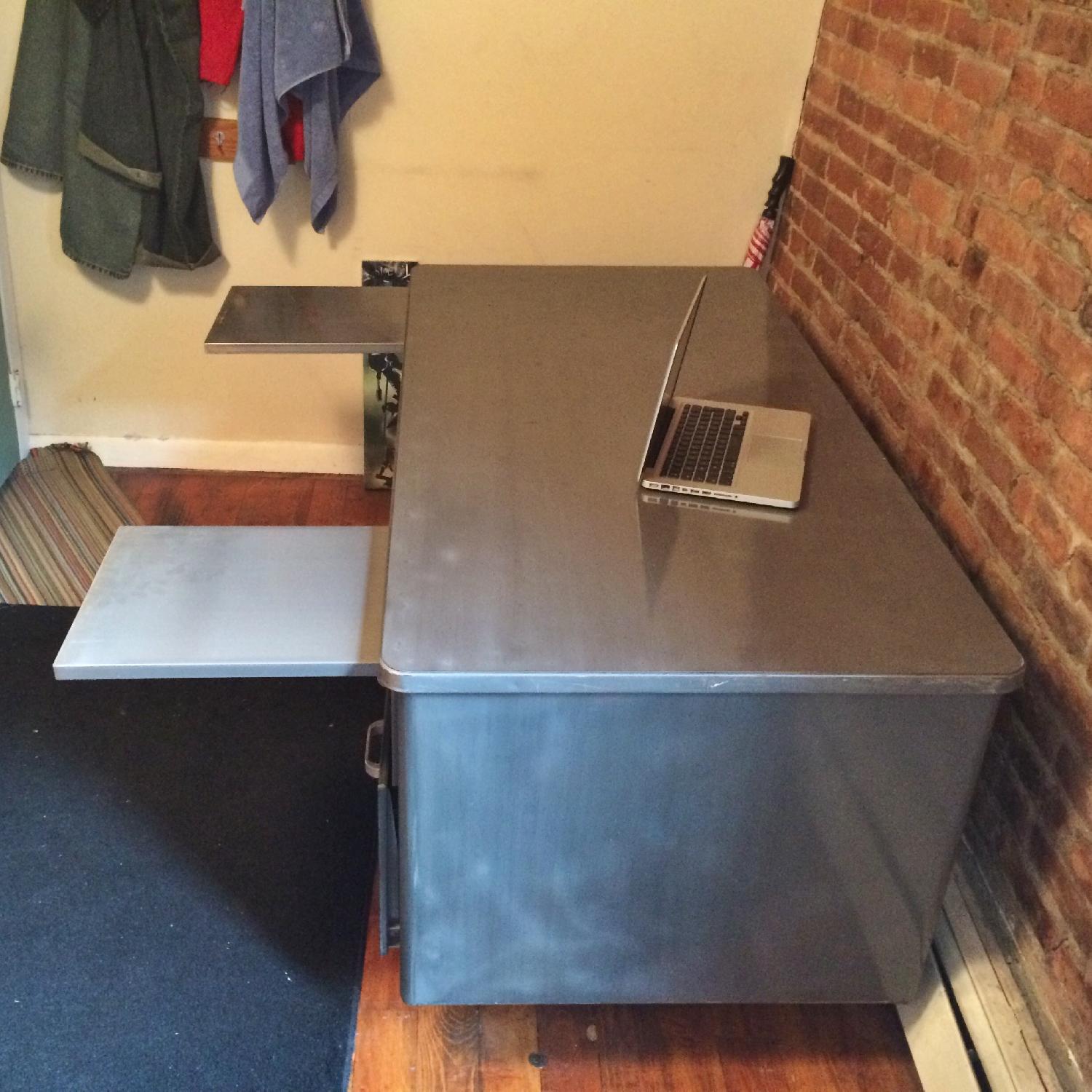 Vintage Steel McDowell & Craig Tanker Desk - image-3