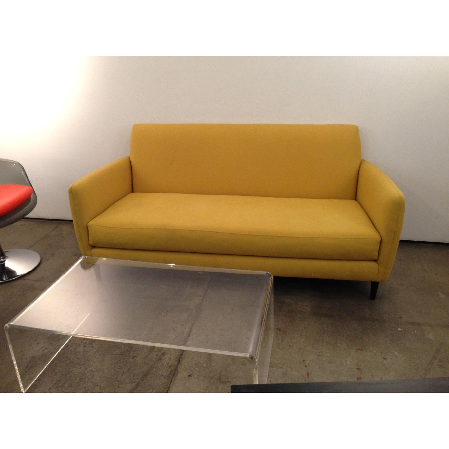 CB2 Yellow Couch - image-2