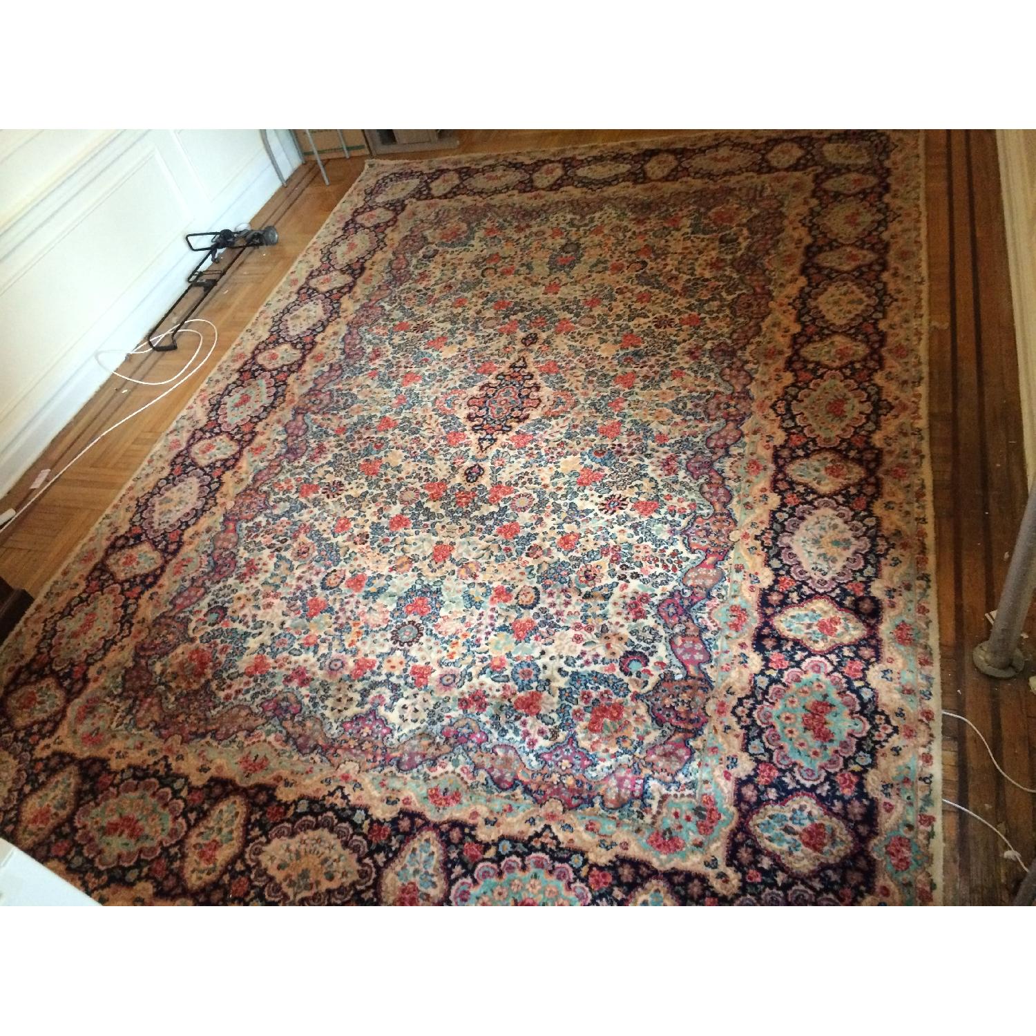 Antique Persian Kashan Rug - image-1