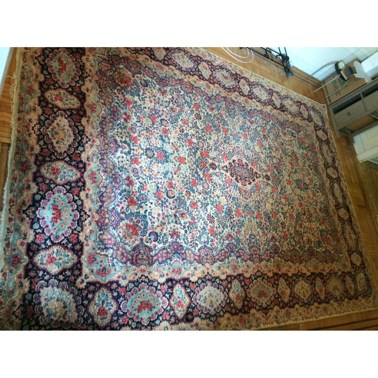 Antique Persian Kashan Rug - image-2