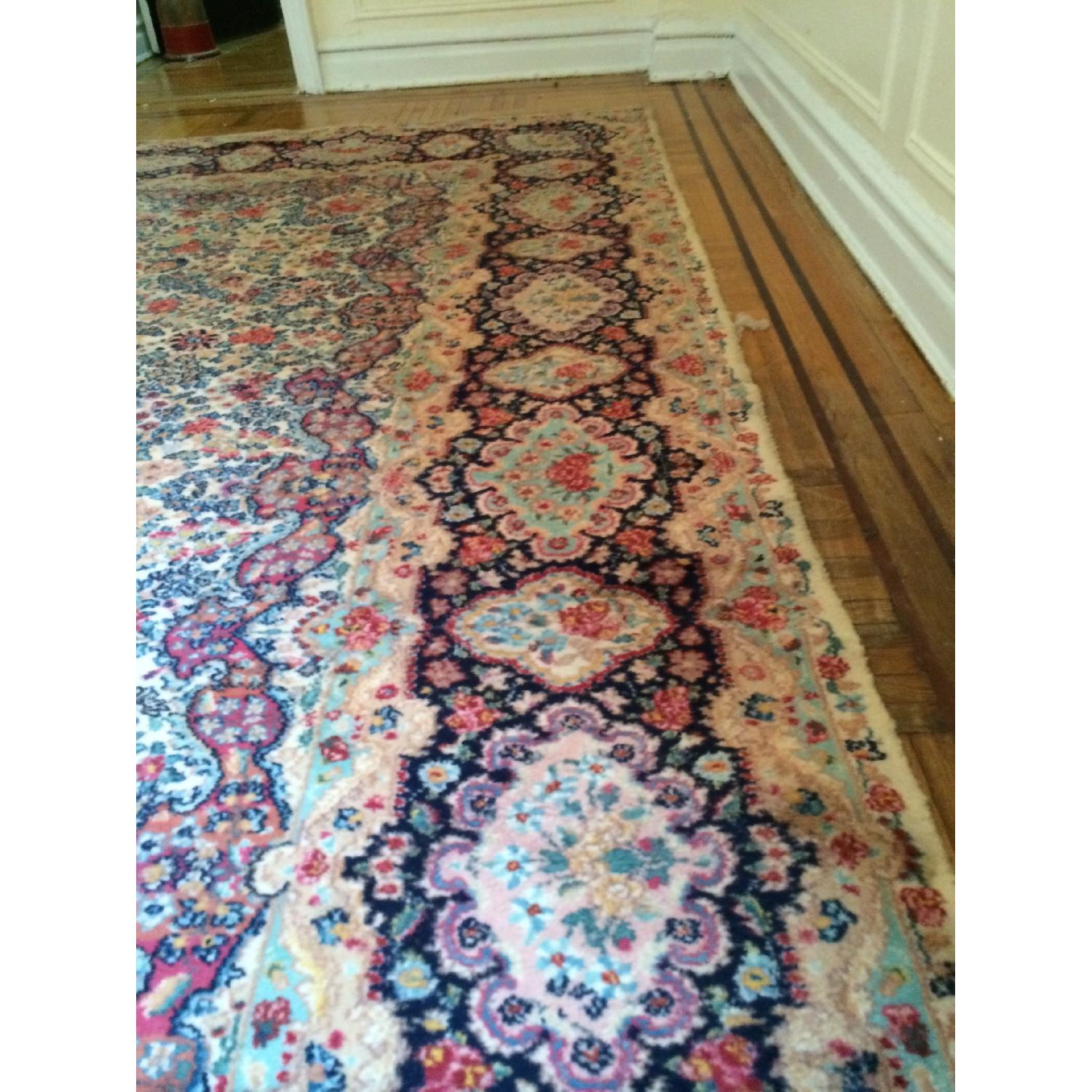 Antique Persian Kashan Rug - image-6