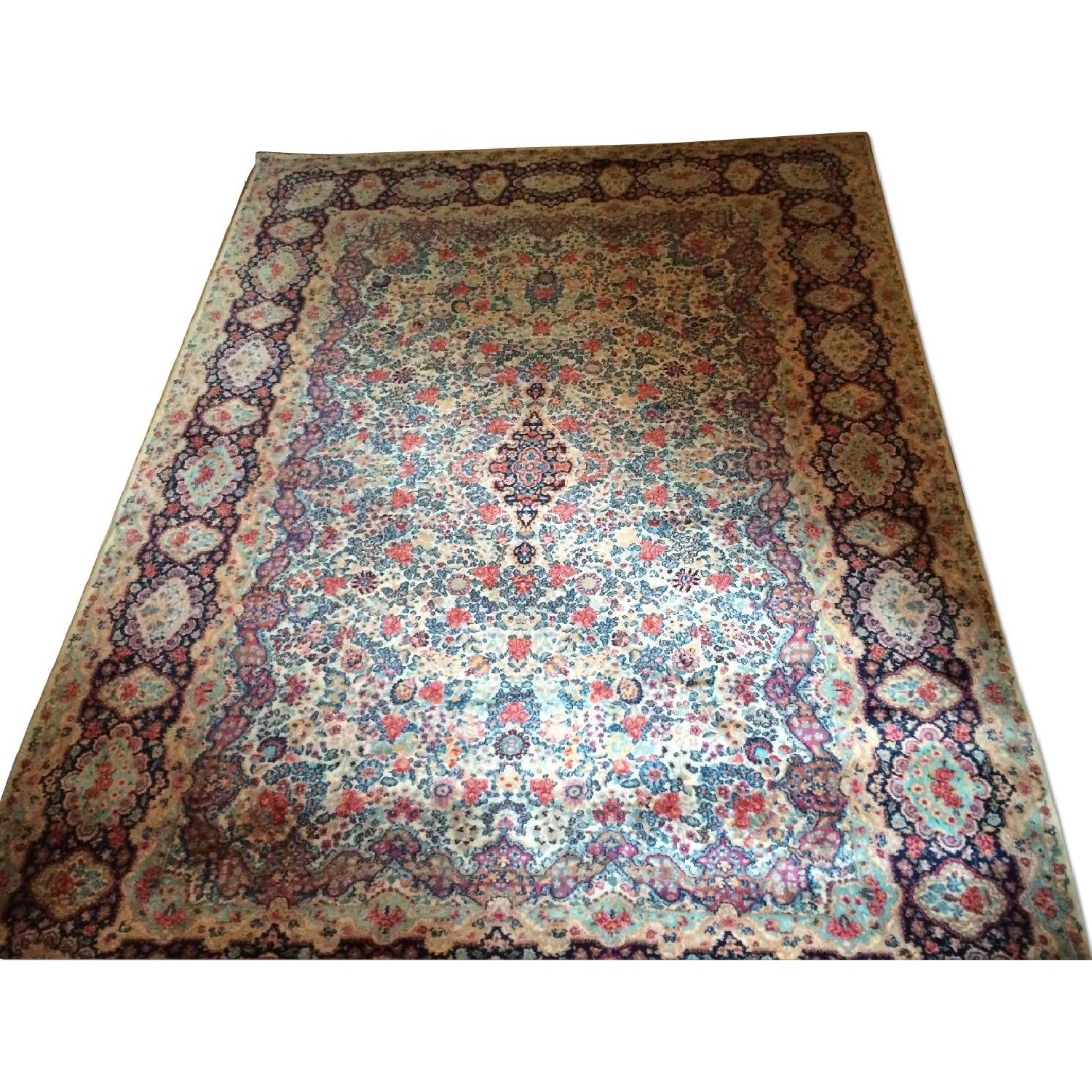 Antique Persian Kashan Rug - image-0