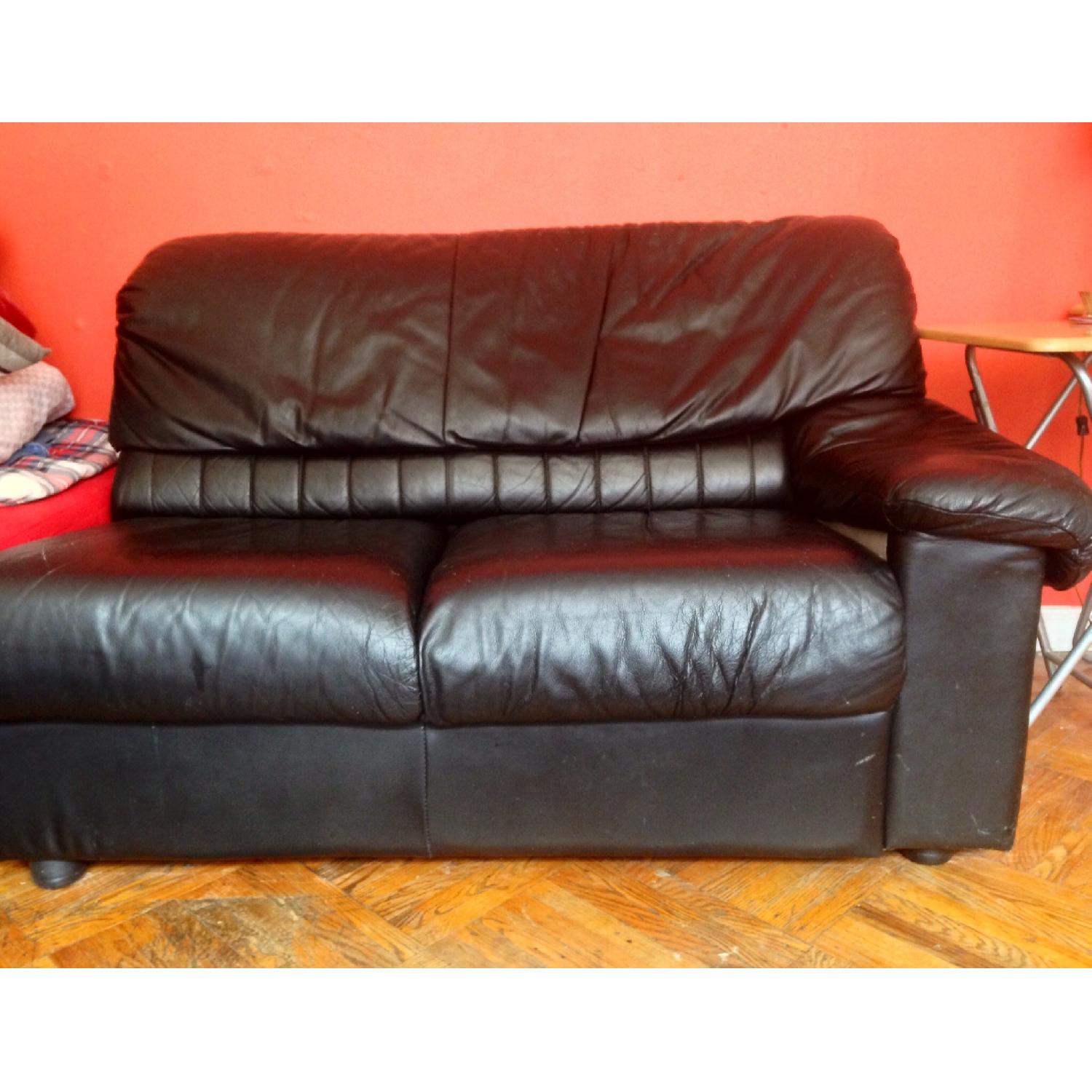 2-Piece Leather Sofa Set - image-1