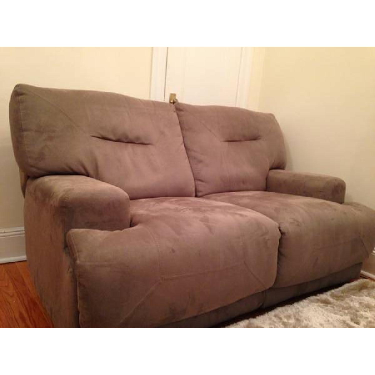 Microfiber Reclining Sofa - image-2