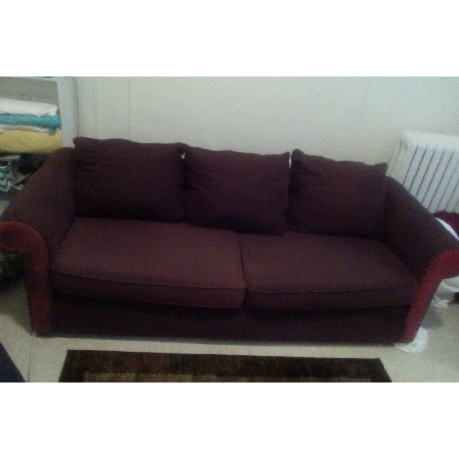Plum Colored Couch - image-2