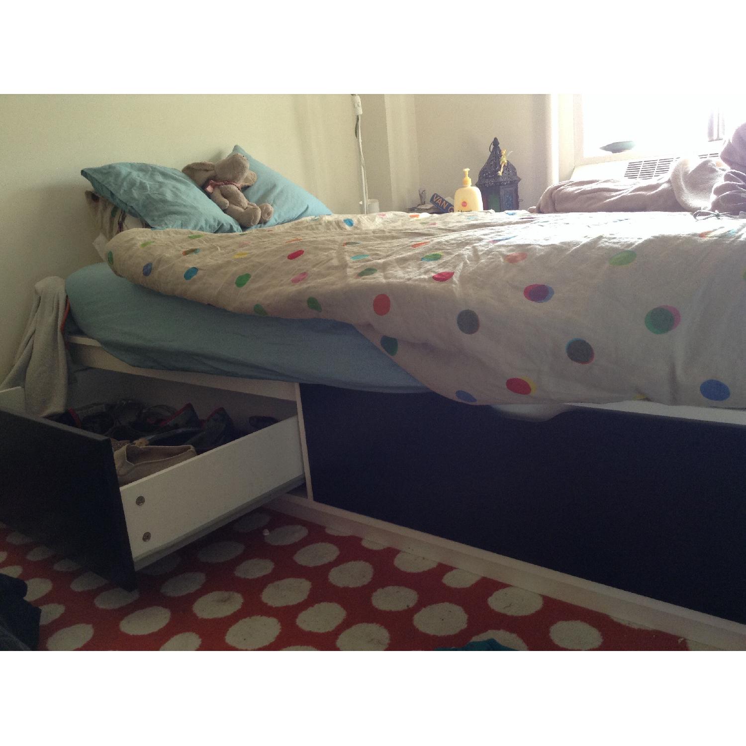 Ikea Twin Bed w/ Storage - image-2