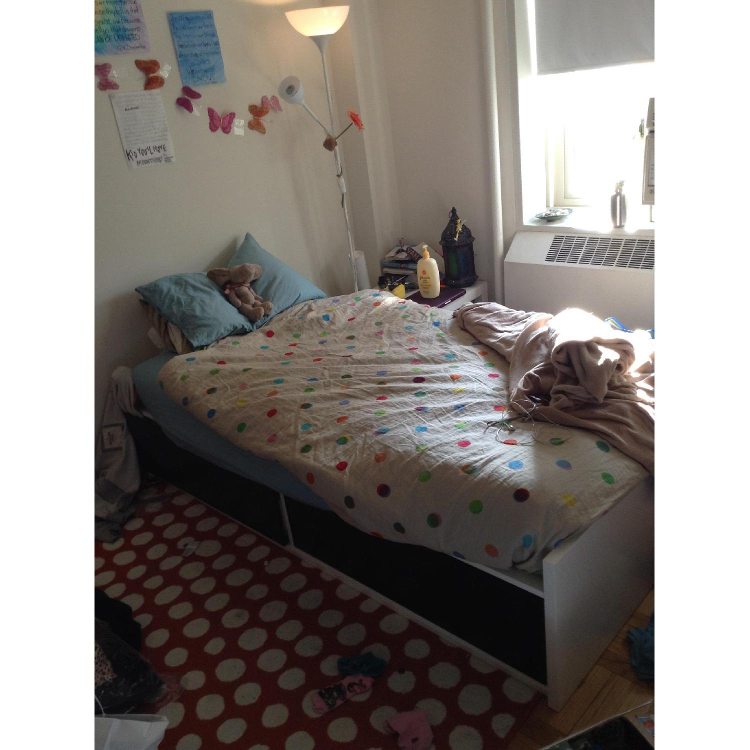 Ikea Twin Bed w/ Storage - image-3