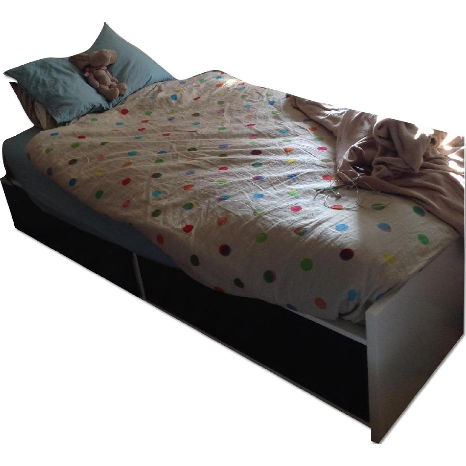 Ikea Twin Bed w/ Storage - image-0