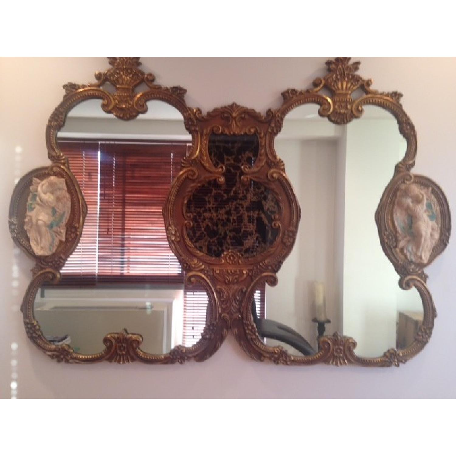 Antique Gold Mirror - image-1