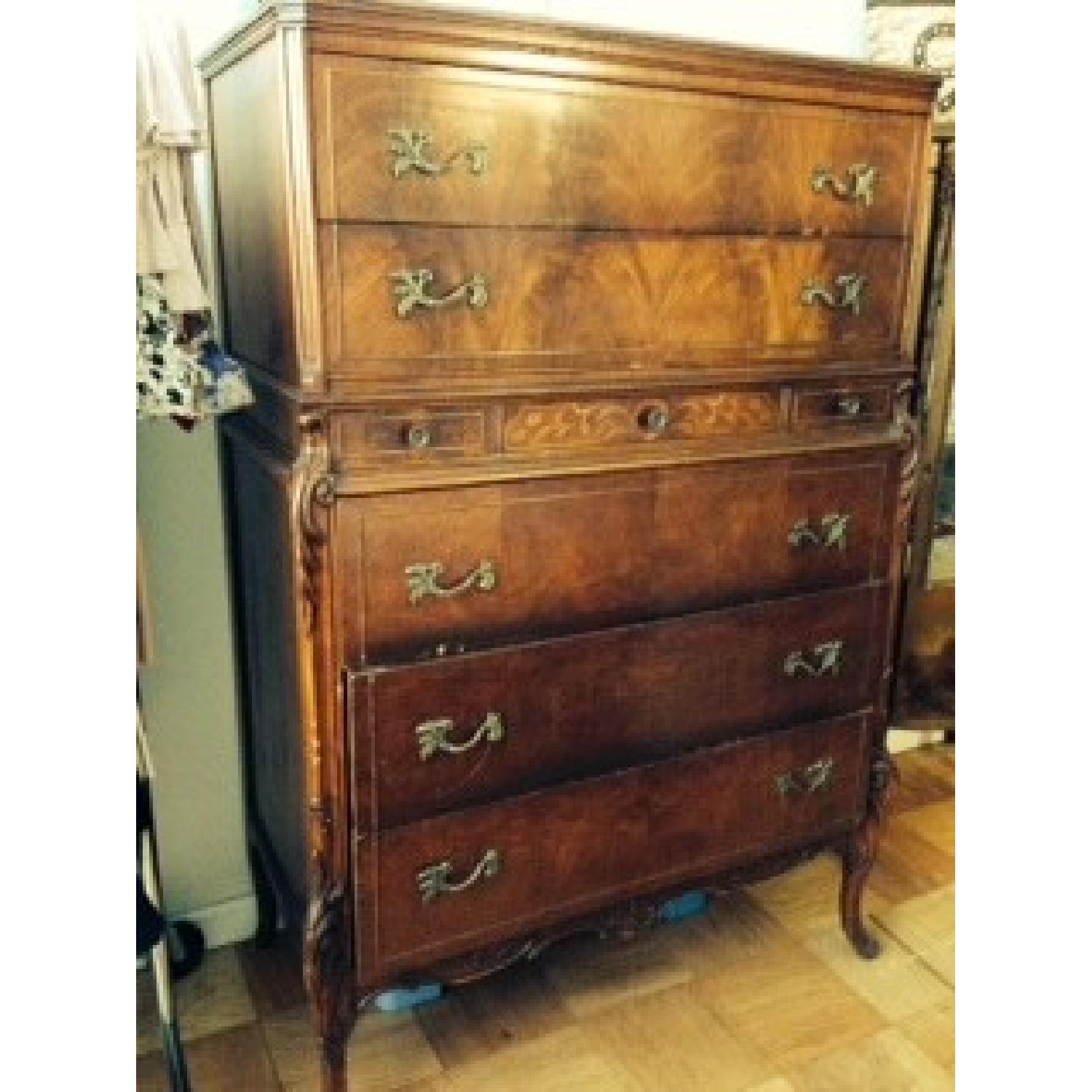 Antique Tall dresser - image-2