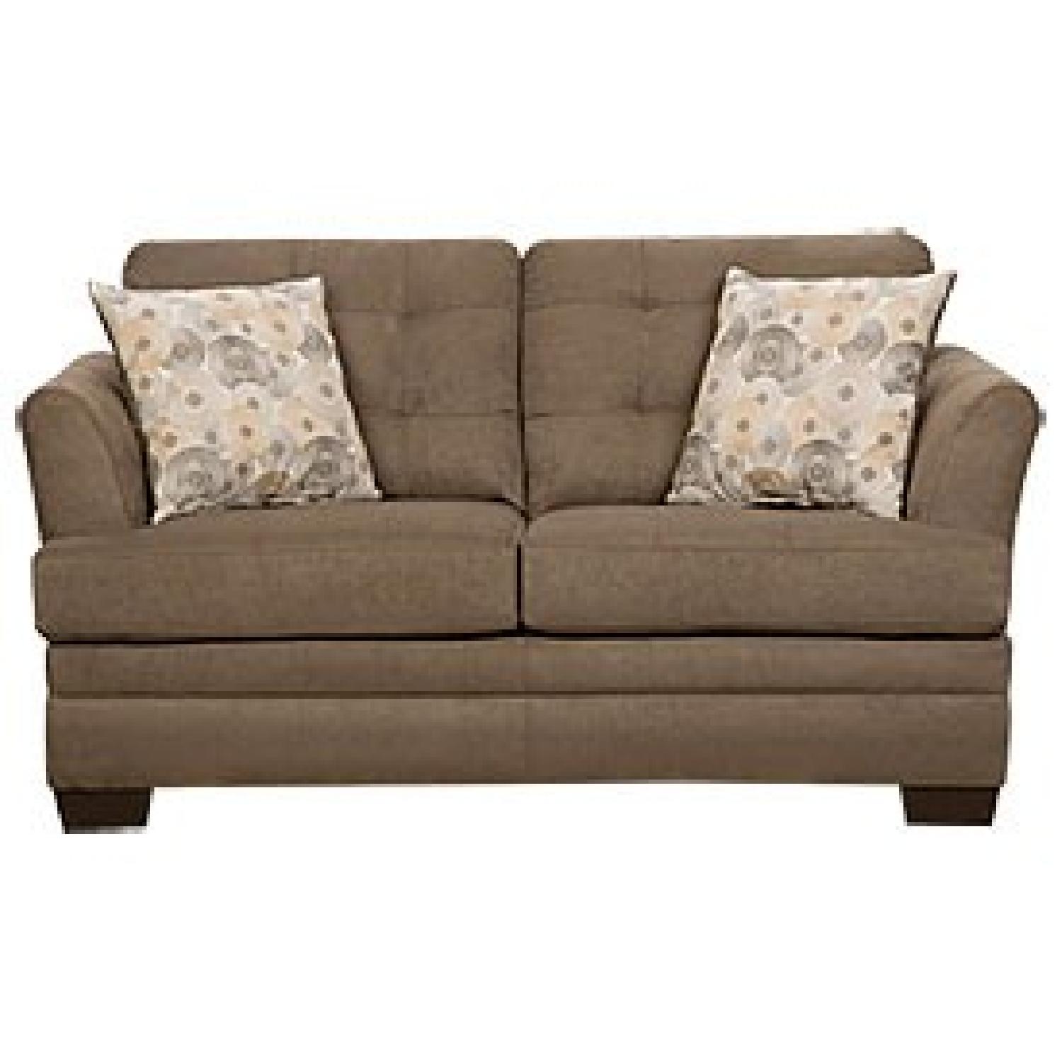 Simmons Velocity Love Seat w/ Gigi Pillows - image-2