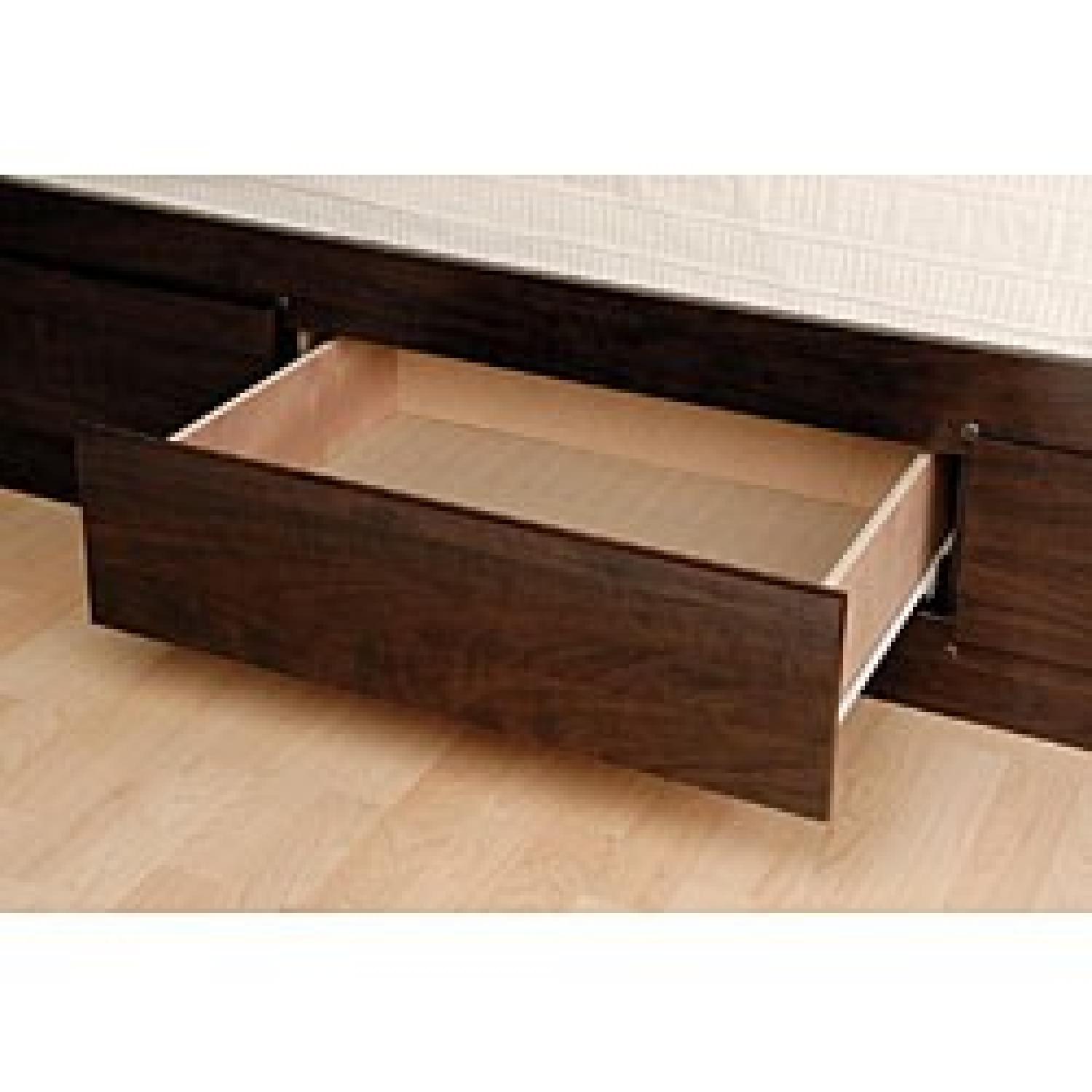 Espresso Tall Full 12-Drawer Captain's Platform Storage Bed - image-1