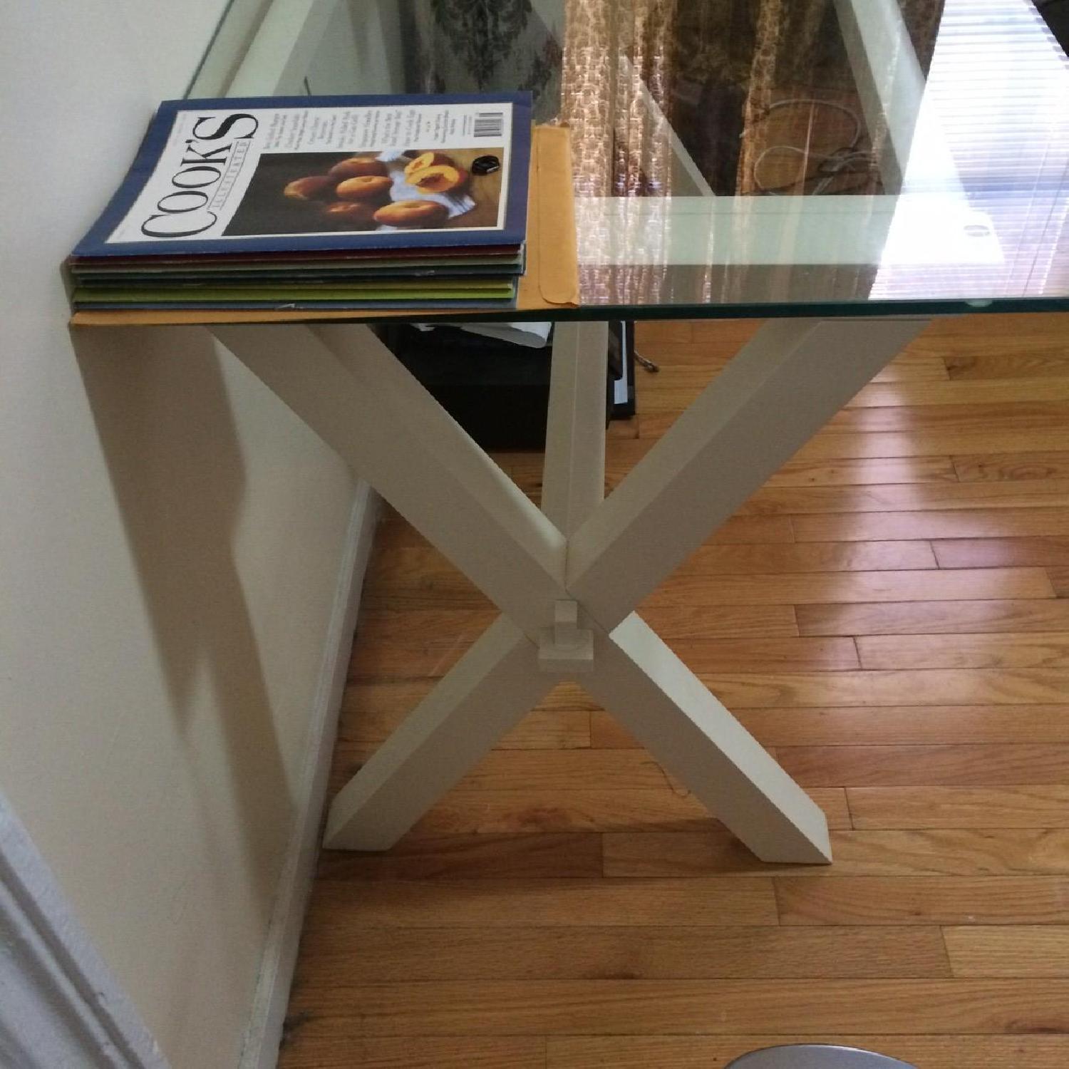 Pottery Barn ホワイト 木製 デスク 引き出し付き ポッタリーバーン Pottery Barn ホワイト 木製 デスク 引き出し付き ポッタリーバーン