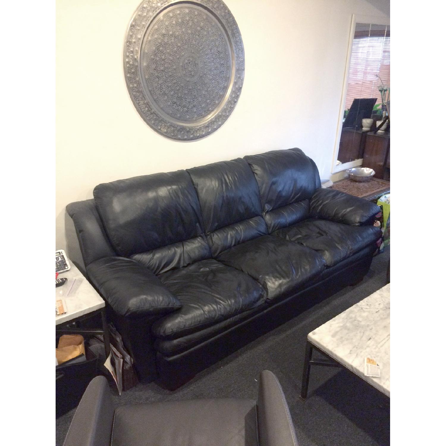 Westhampton Leather Couch - image-3