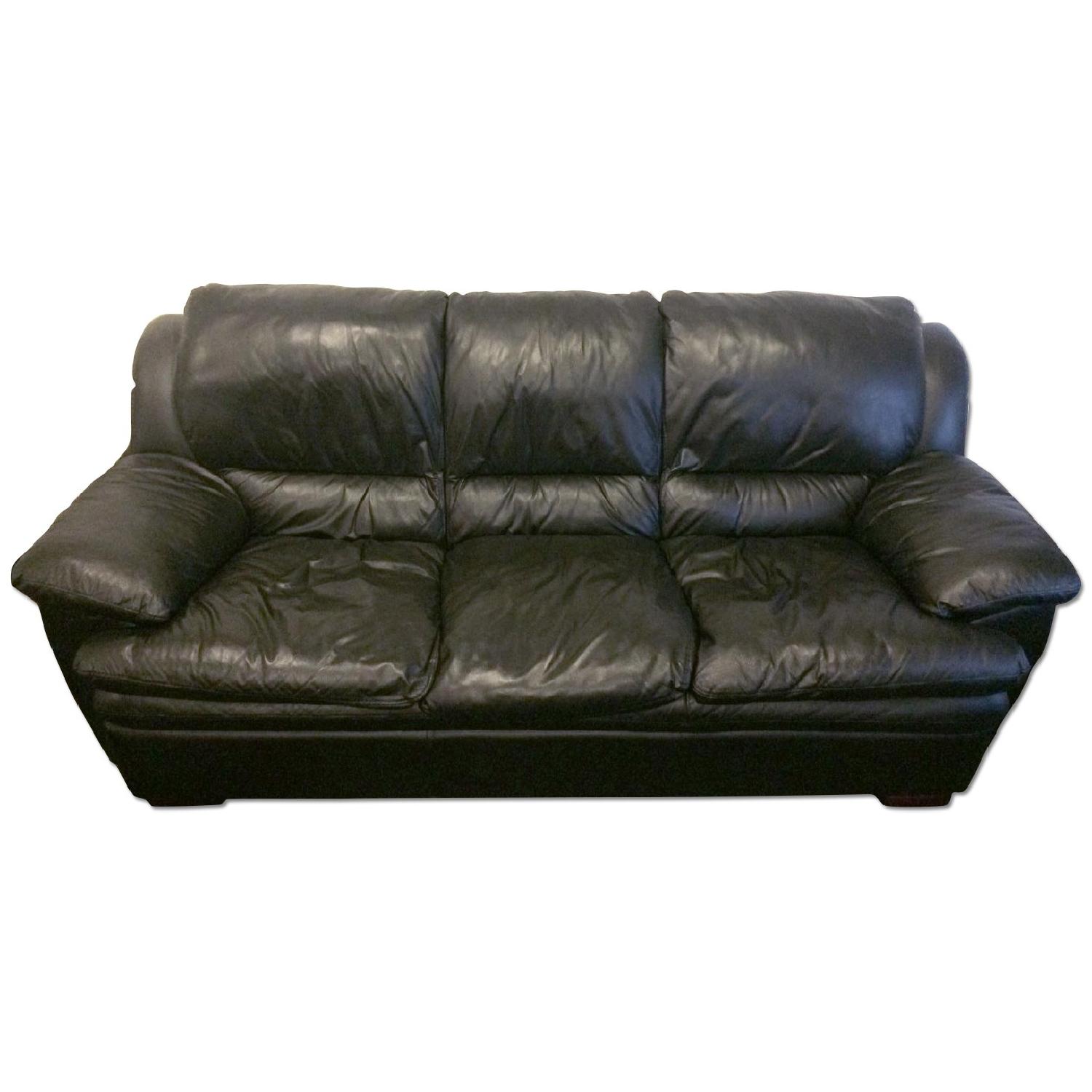 Westhampton Leather Couch - image-0