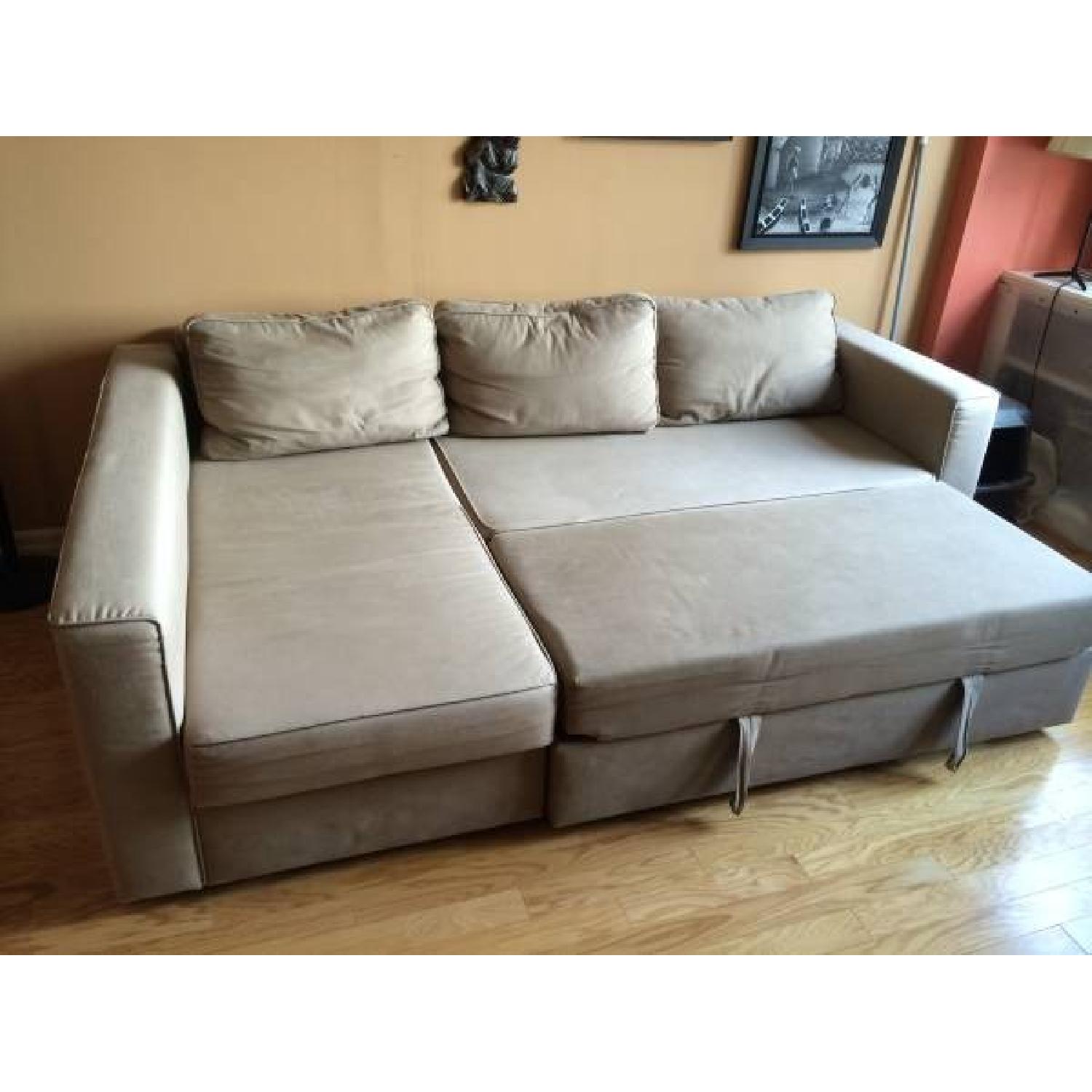 Ikea Sectional Sofa/Bed w/ Storage AptDeco