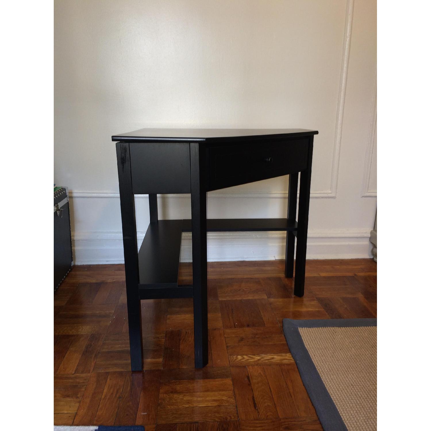 TMS Corner Desk w/ Built In Shelf - image-2