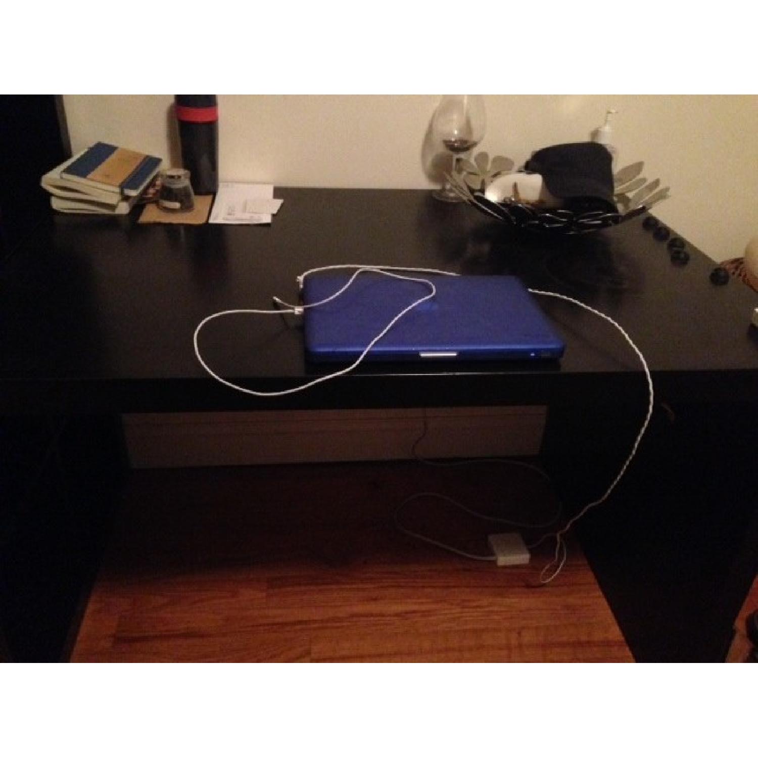 Ikea Expedit Desk and Bookcase Cube Display and chair - image-2