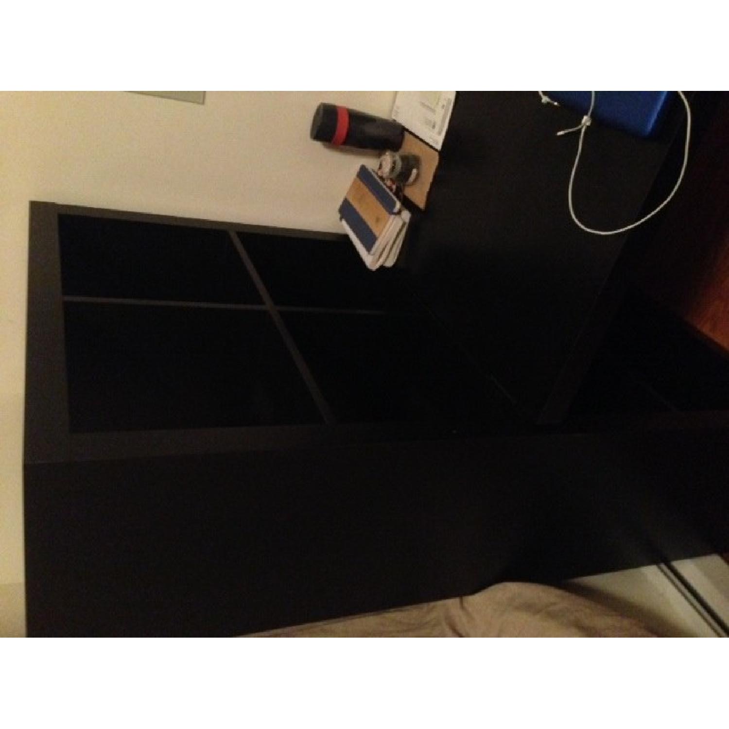 Ikea Expedit Desk and Bookcase Cube Display and chair - image-3