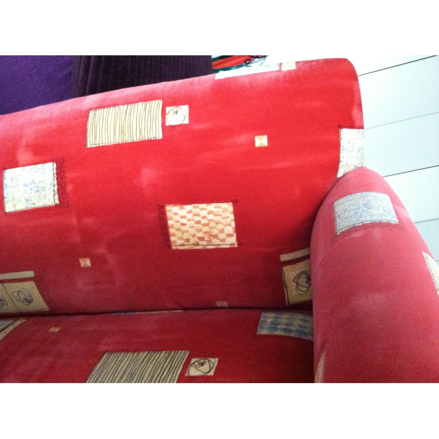 Red Velvet Settee - image-2