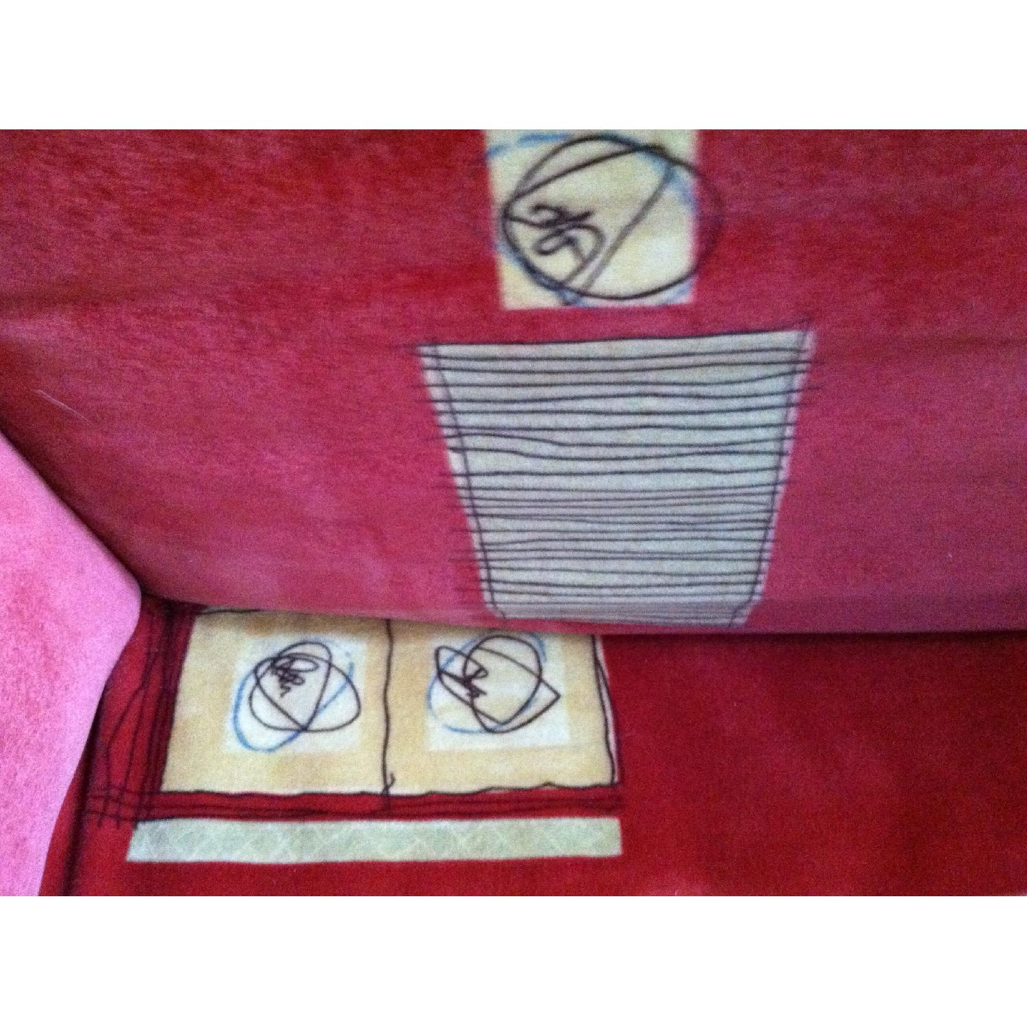 Red Velvet Settee - image-9