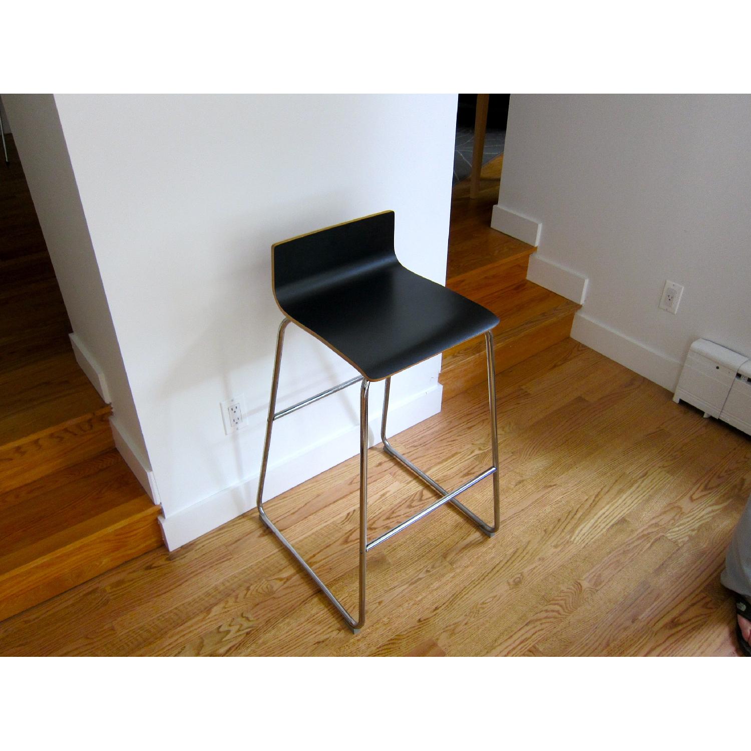 Ikea Bent Plywood & Metal Stools - Set of 4 - image-2