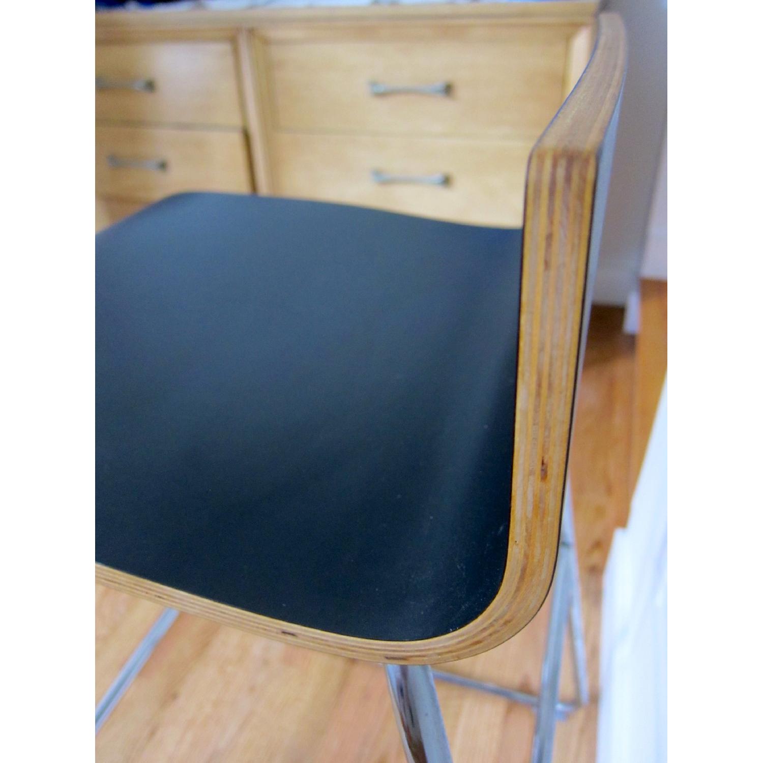 Ikea Bent Plywood & Metal Stools - Set of 4 - image-5