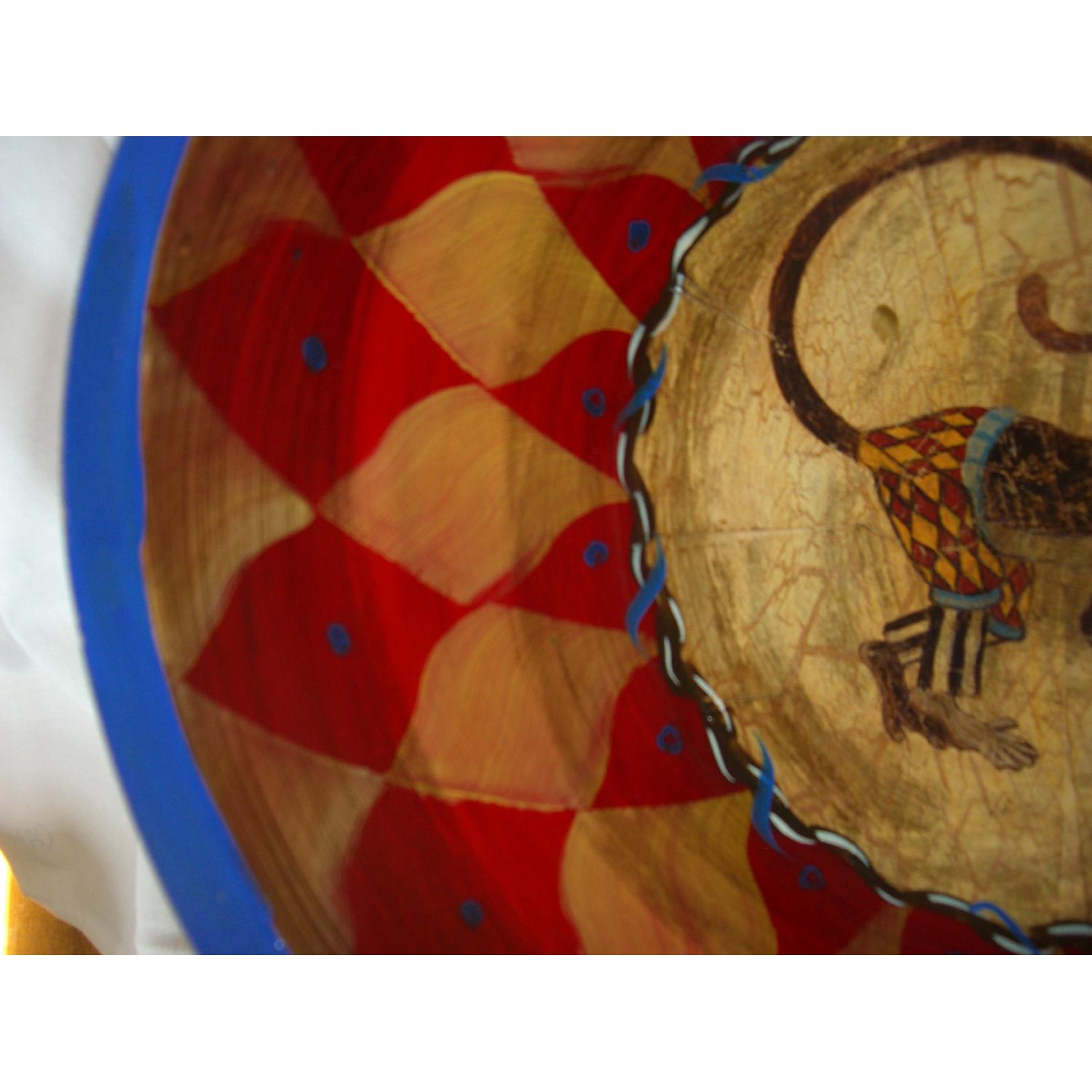 Paul M. Decorative Hand Painted Wooden Bowl - image-3