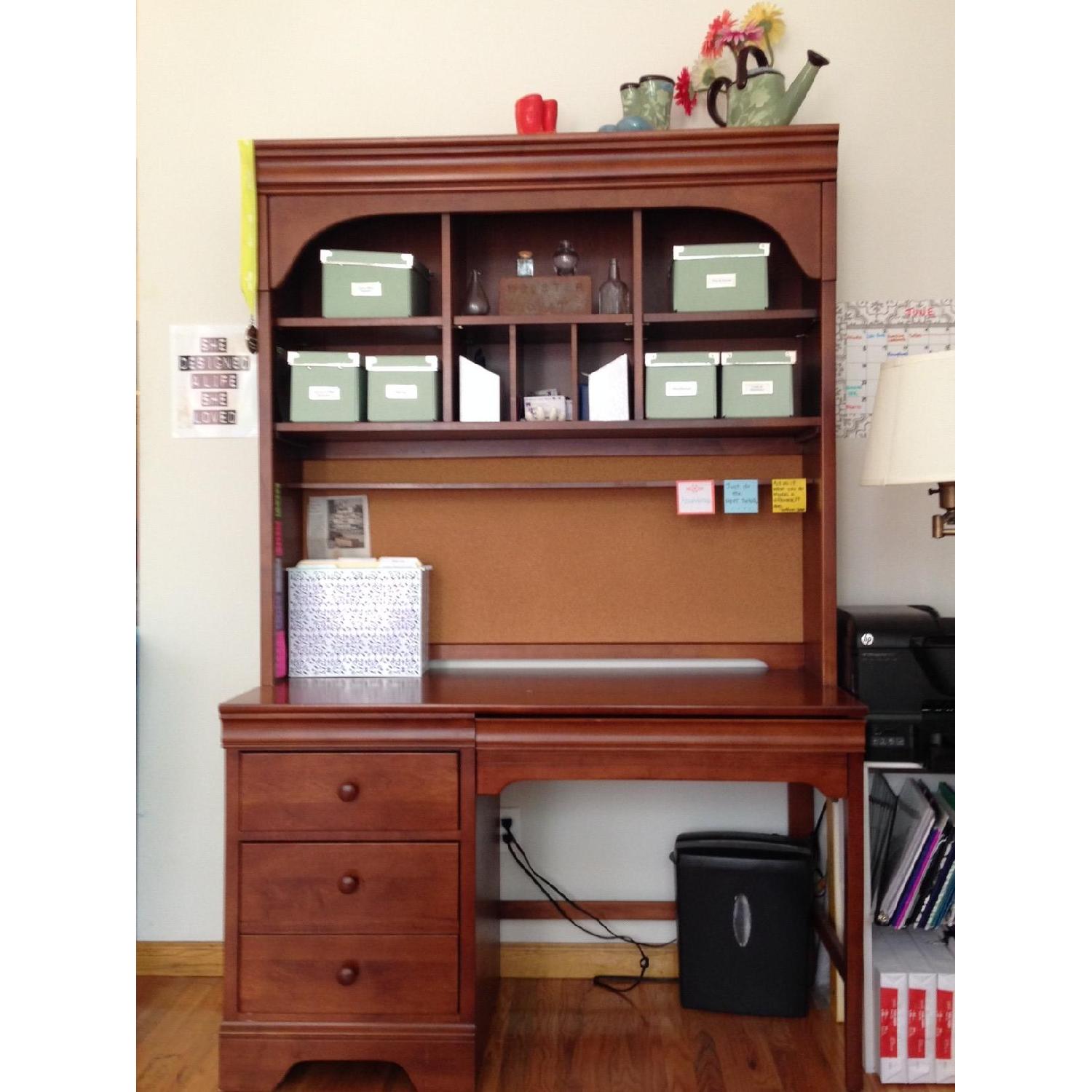 Young America Desk with Hutch - image-1