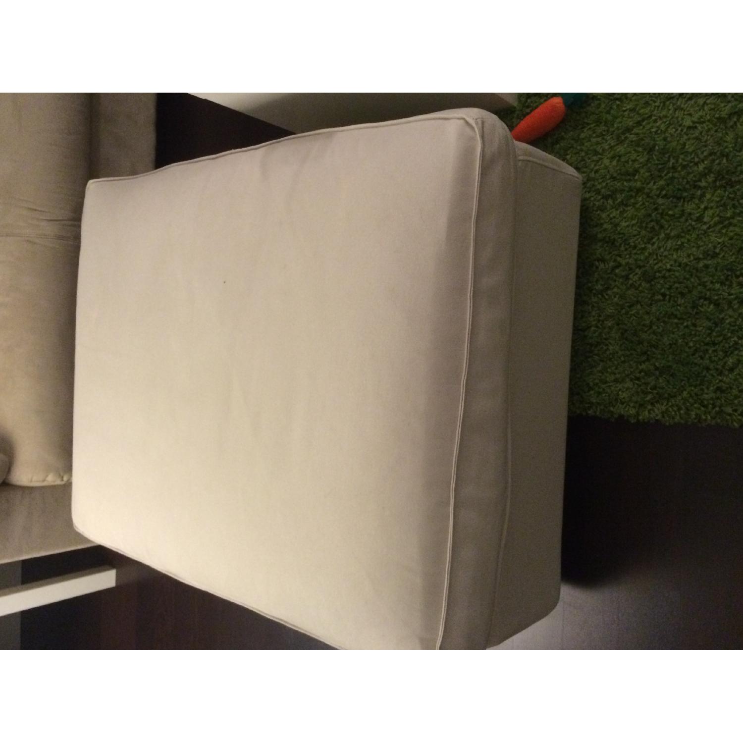 Ikea Sofa + Ottoman - image-4