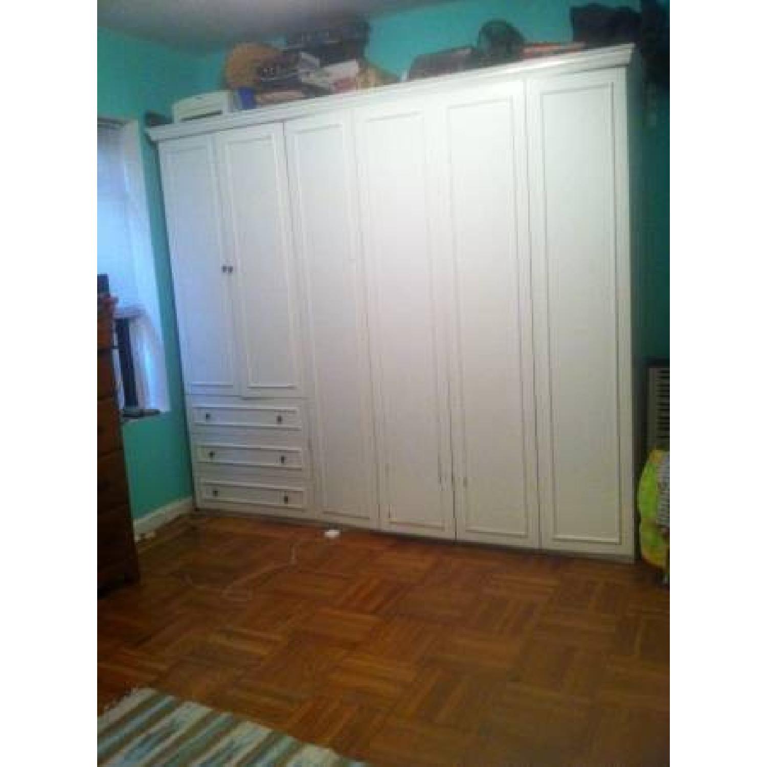 Solid Wood Murphy Bed - image-1