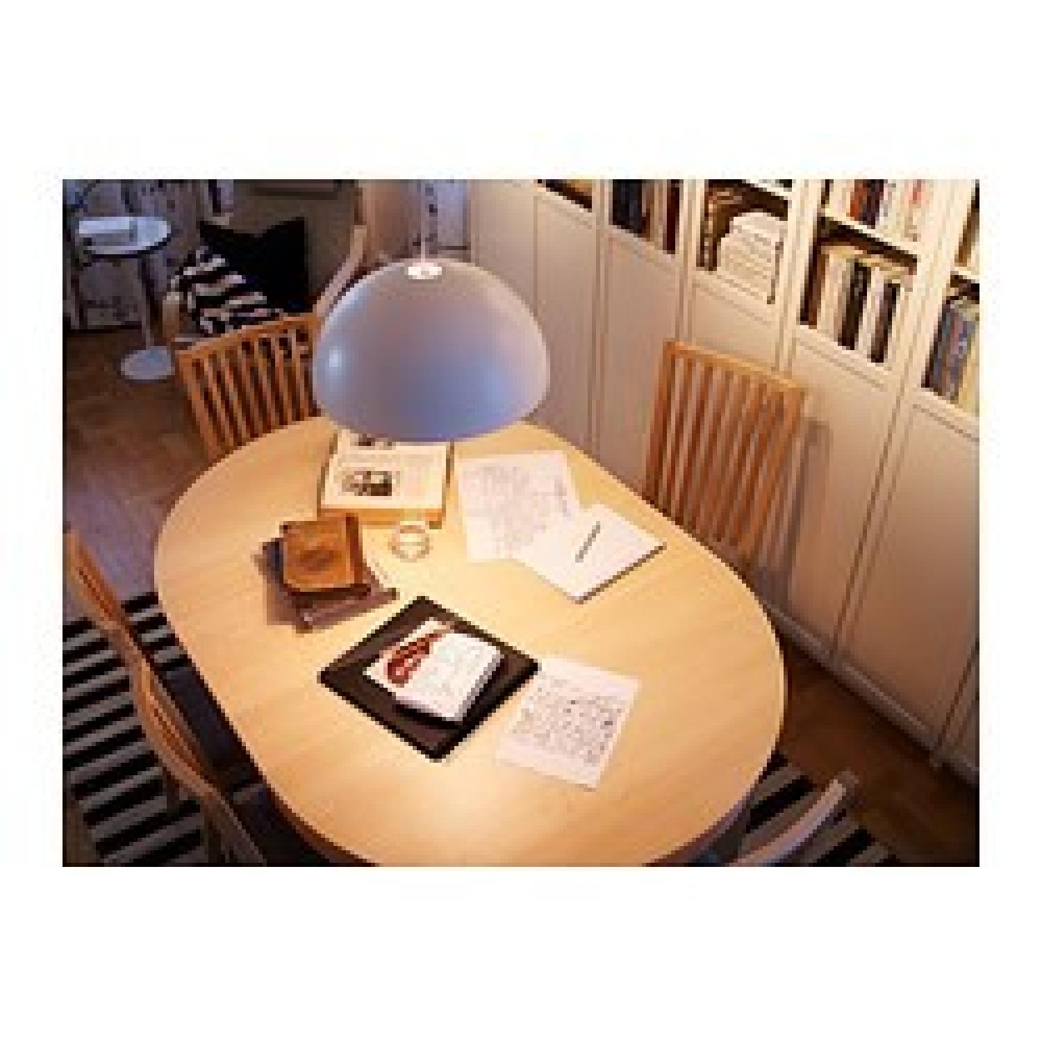 Ikea Bjursta Extendable Round Dining Table - image-2