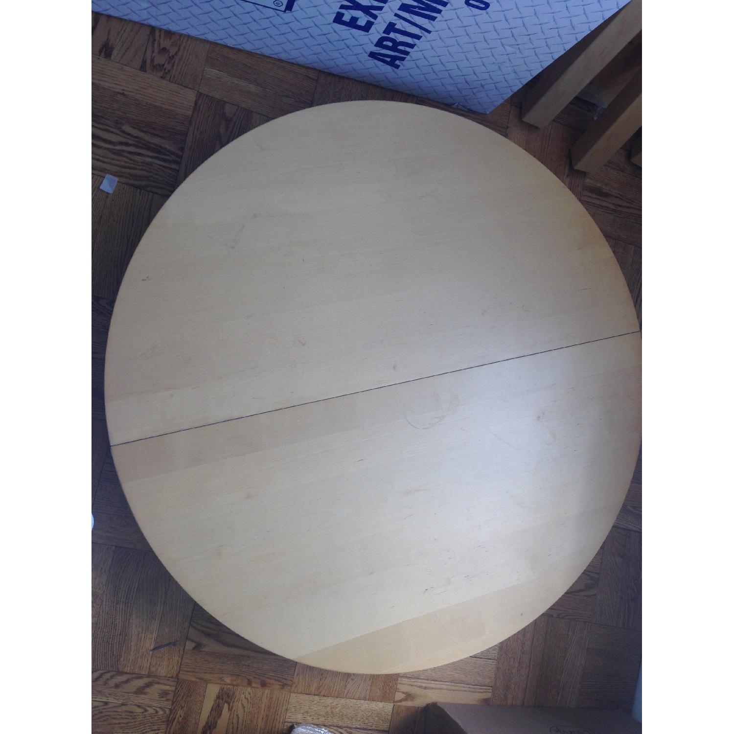 Ikea Bjursta Extendable Round Dining Table - image-3