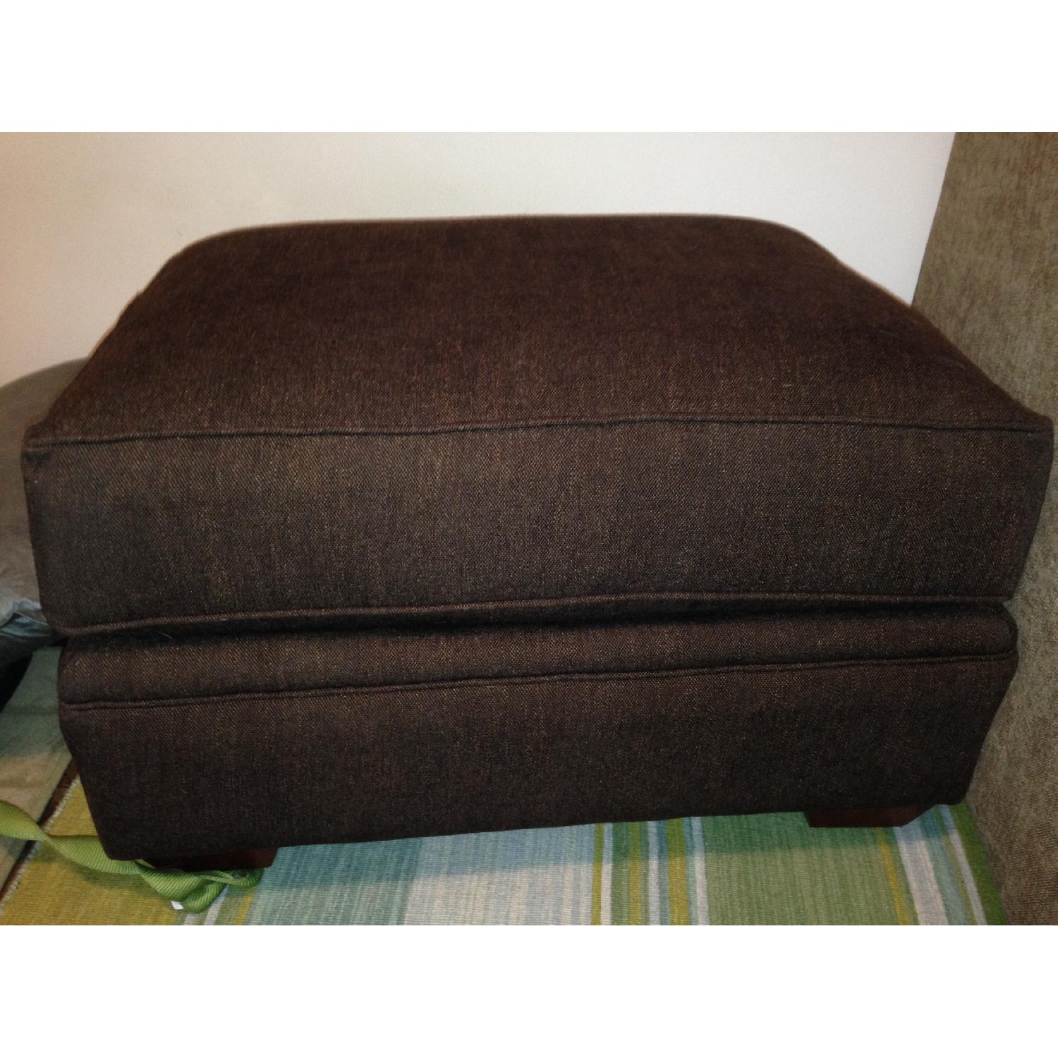 Jennifer Convertibles Accent Chair & Ottoman AptDeco