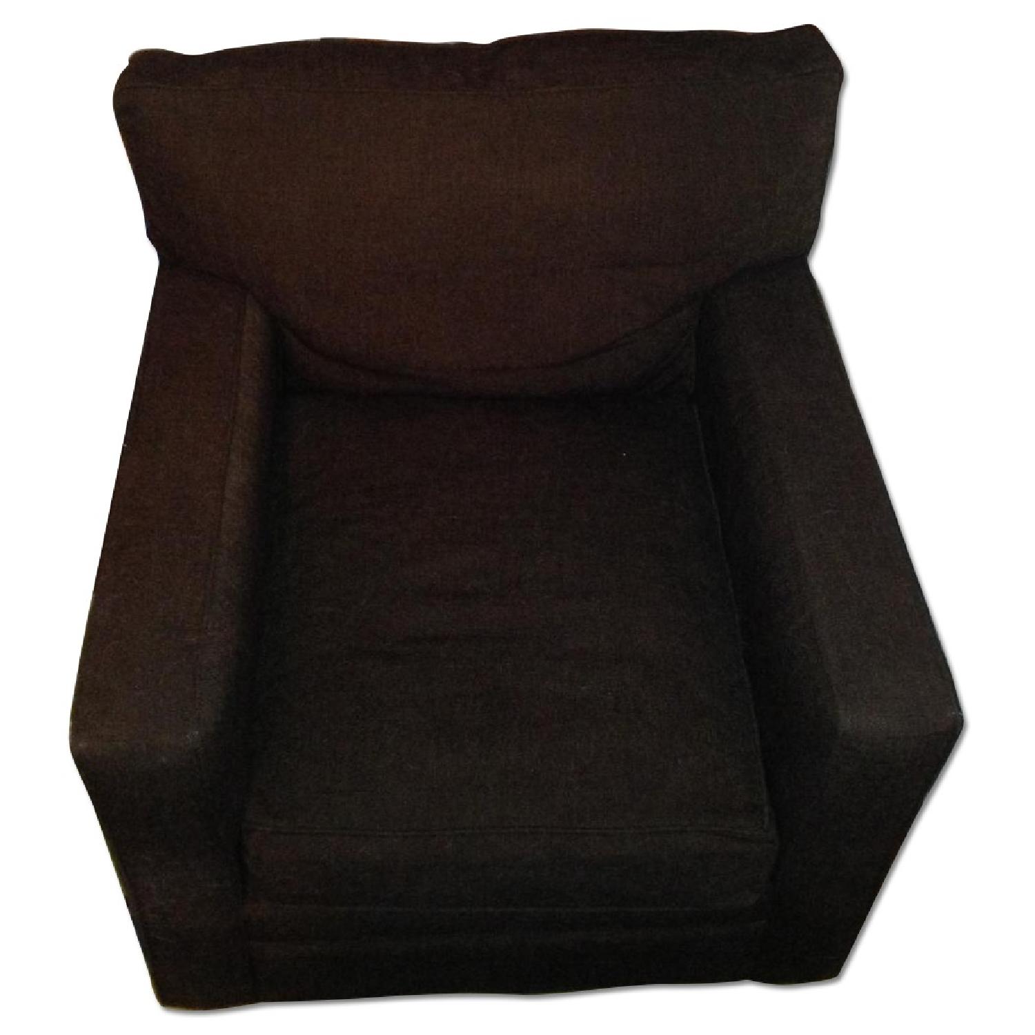 Jennifer Convertibles Accent Chair & Ottoman AptDeco