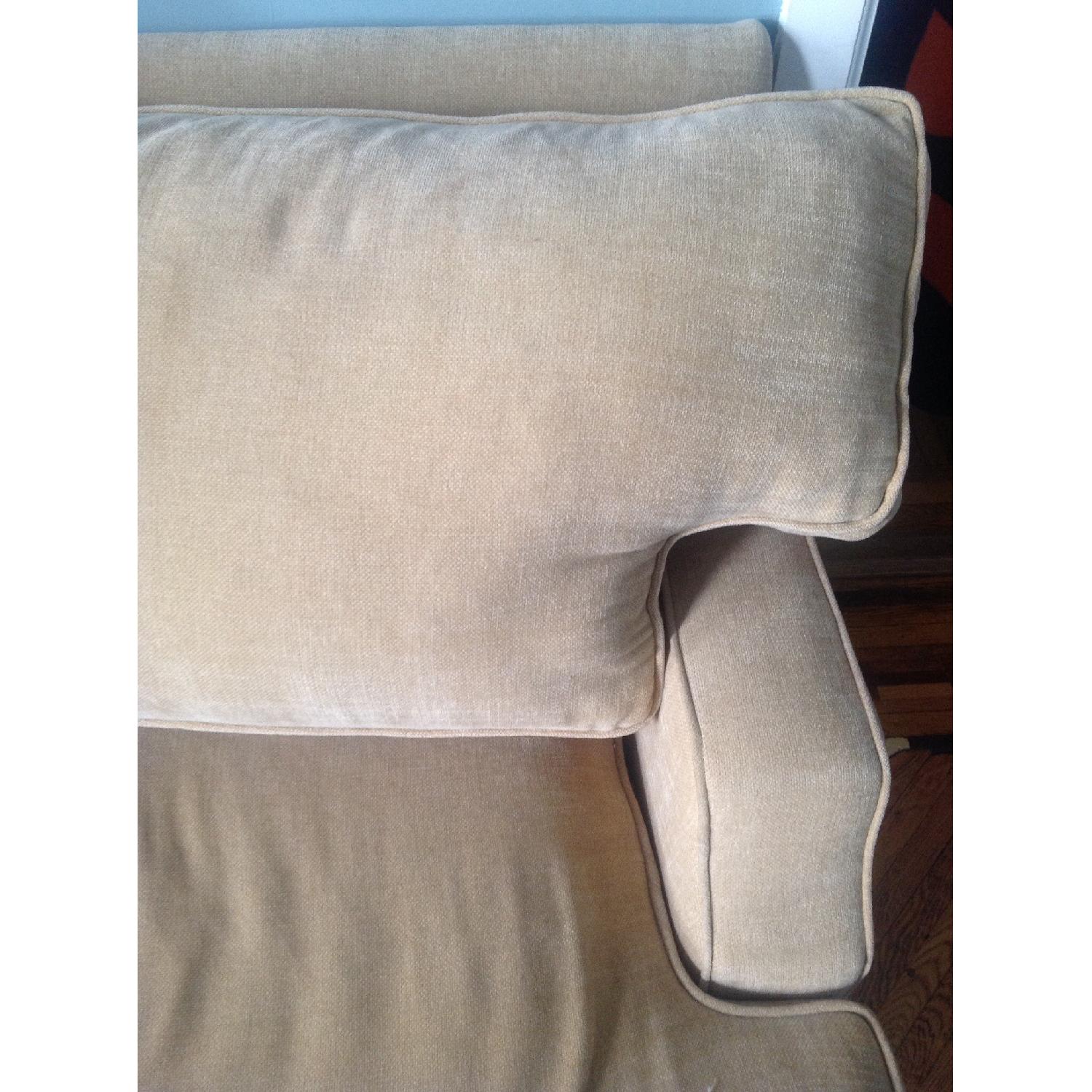 Custom Made Goose Down Sectional Sofa AptDeco