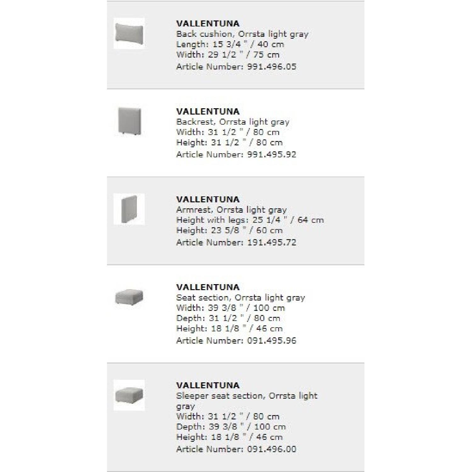 Ikea Vallentuna Sleeper Sofa - image-6
