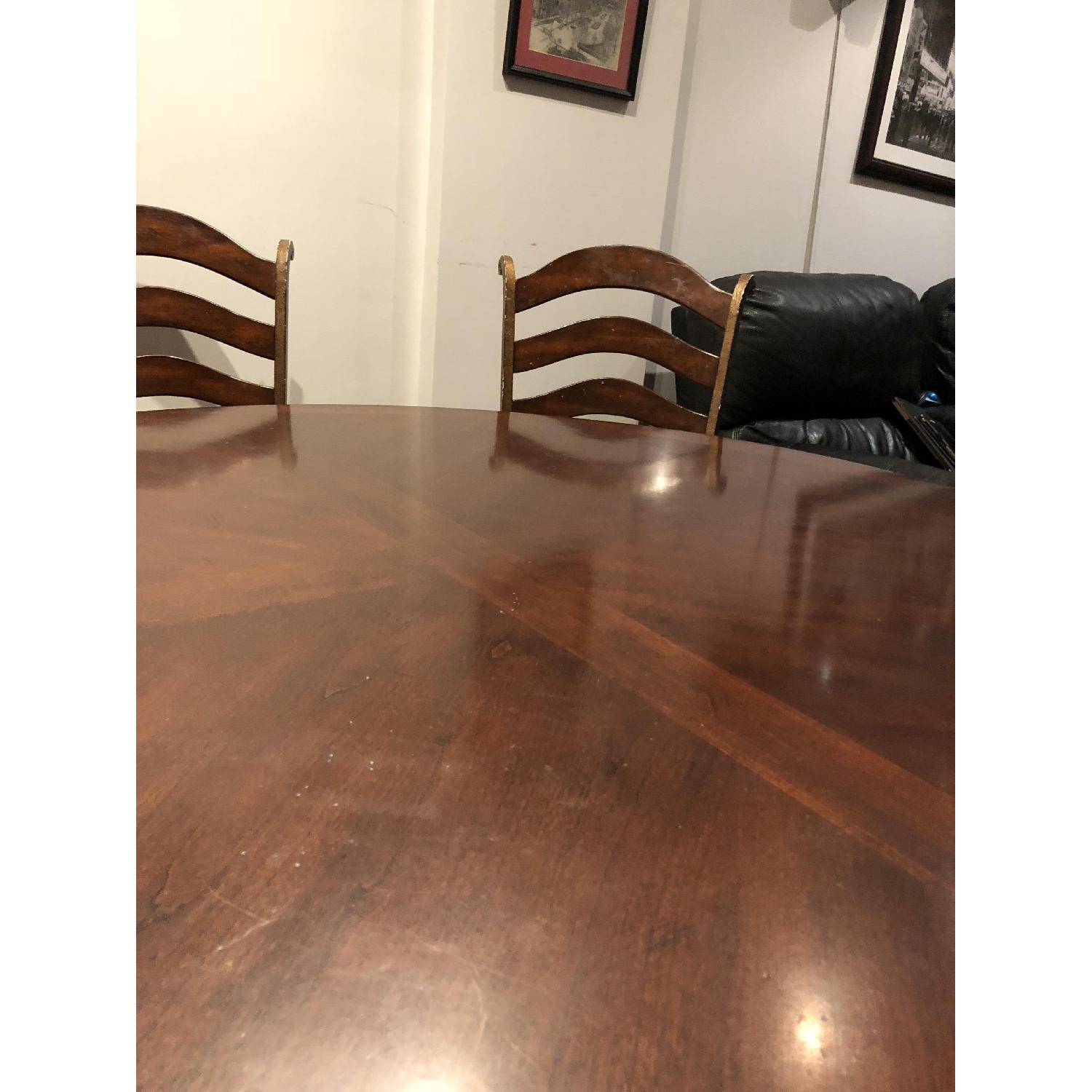 Round Dining Table w/ 6 Chairs - image-2