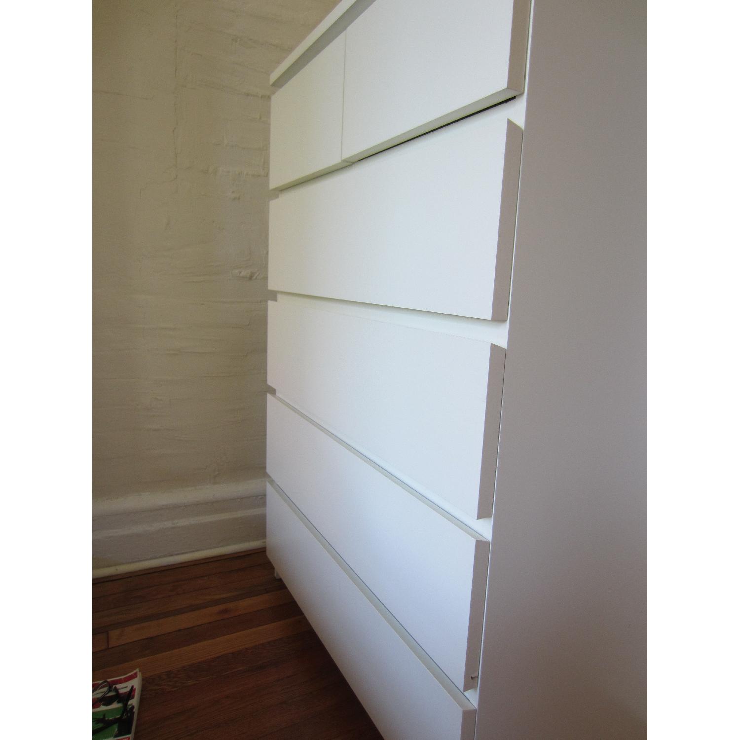 Ikea Malm 6-Drawer White Chest - image-3